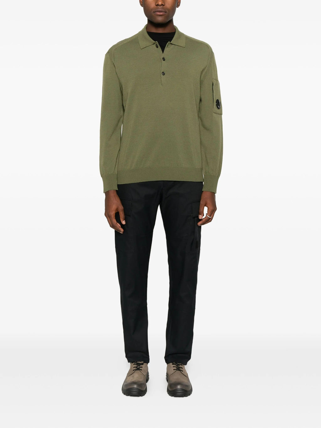 KNITWEAR POLO COLLAR IN MERINO WOOL