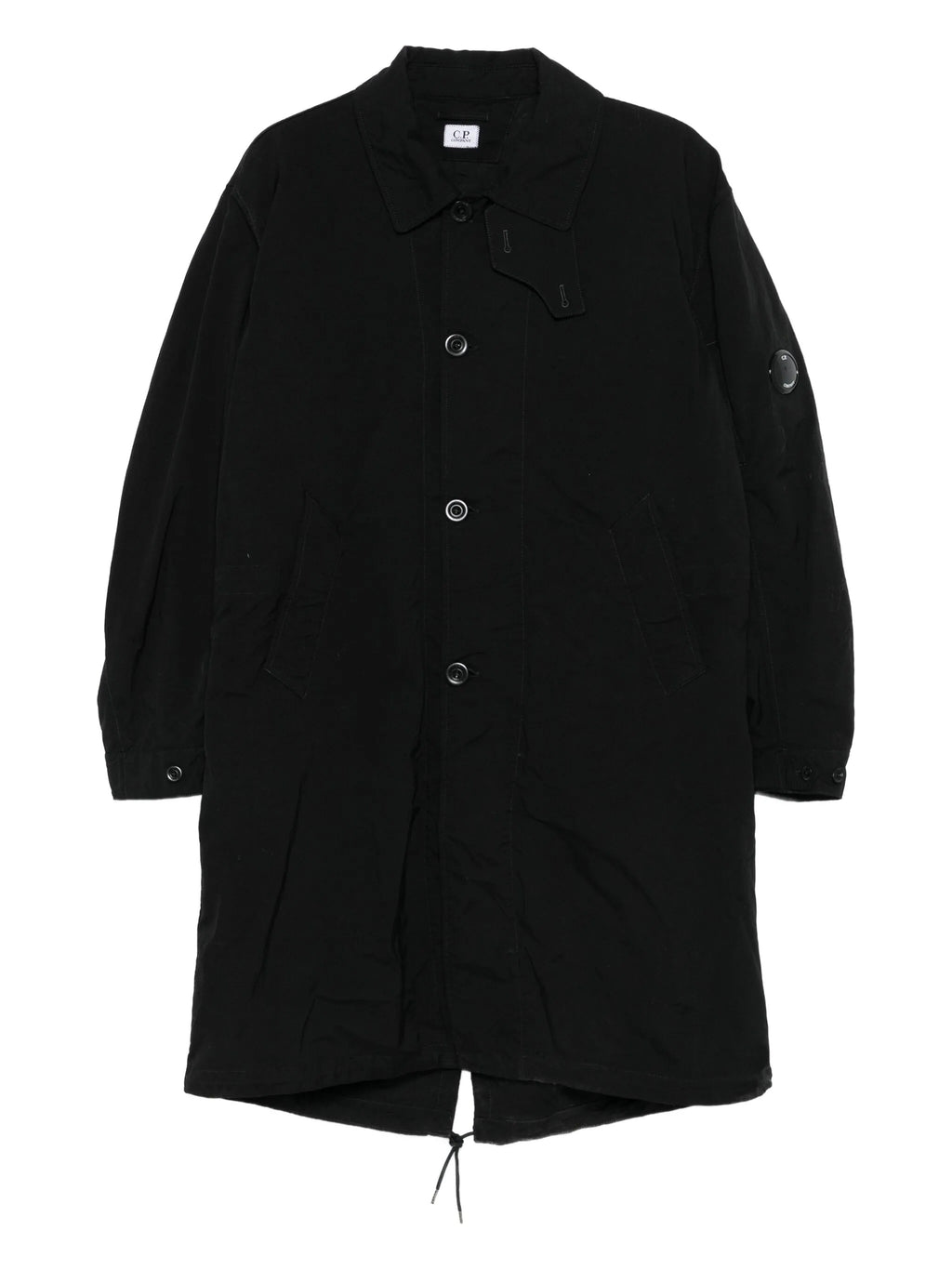 OUTERWEAR LONG JACKET IN TWILL