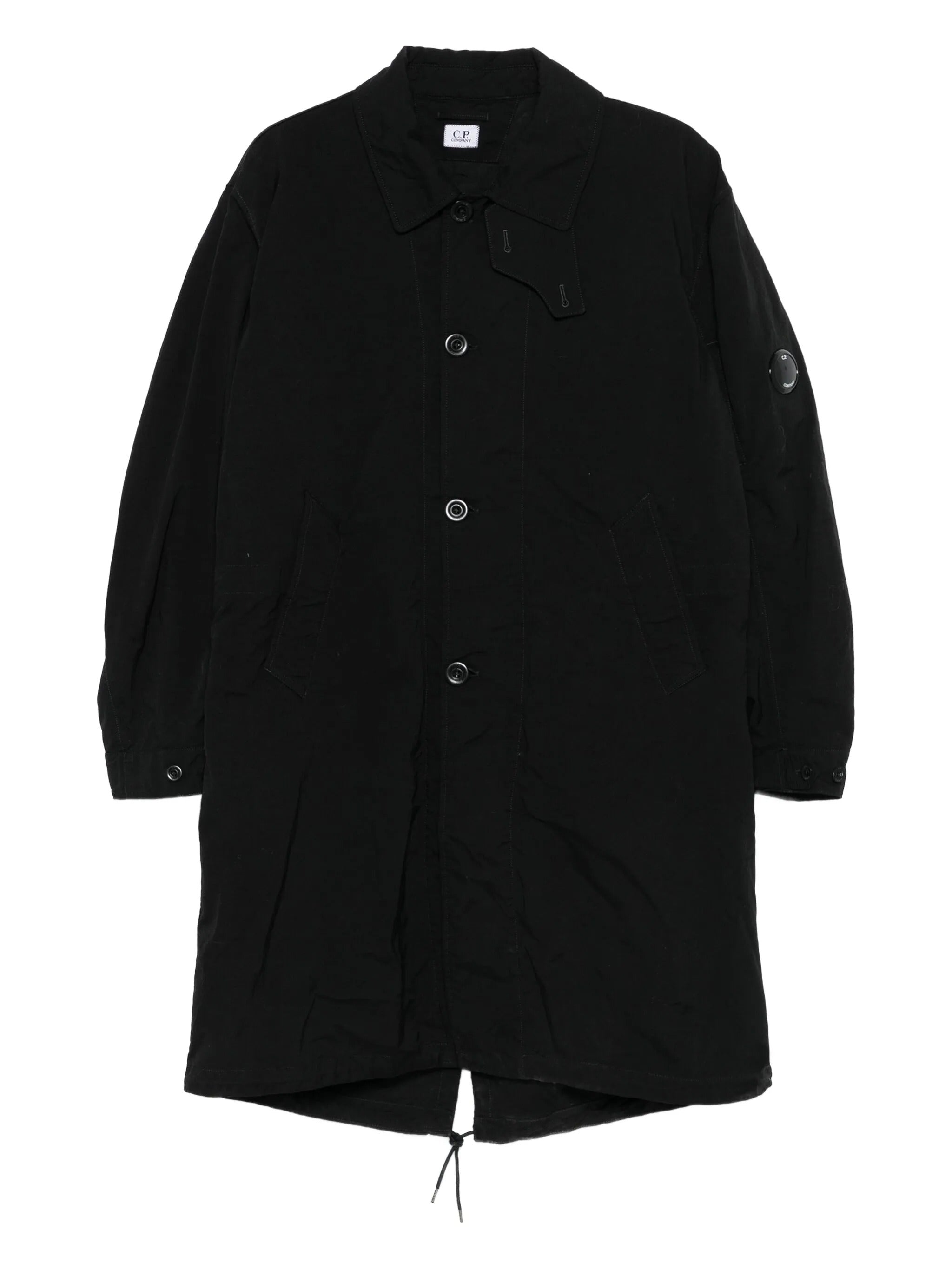 OUTERWEAR LONG JACKET IN TWILL