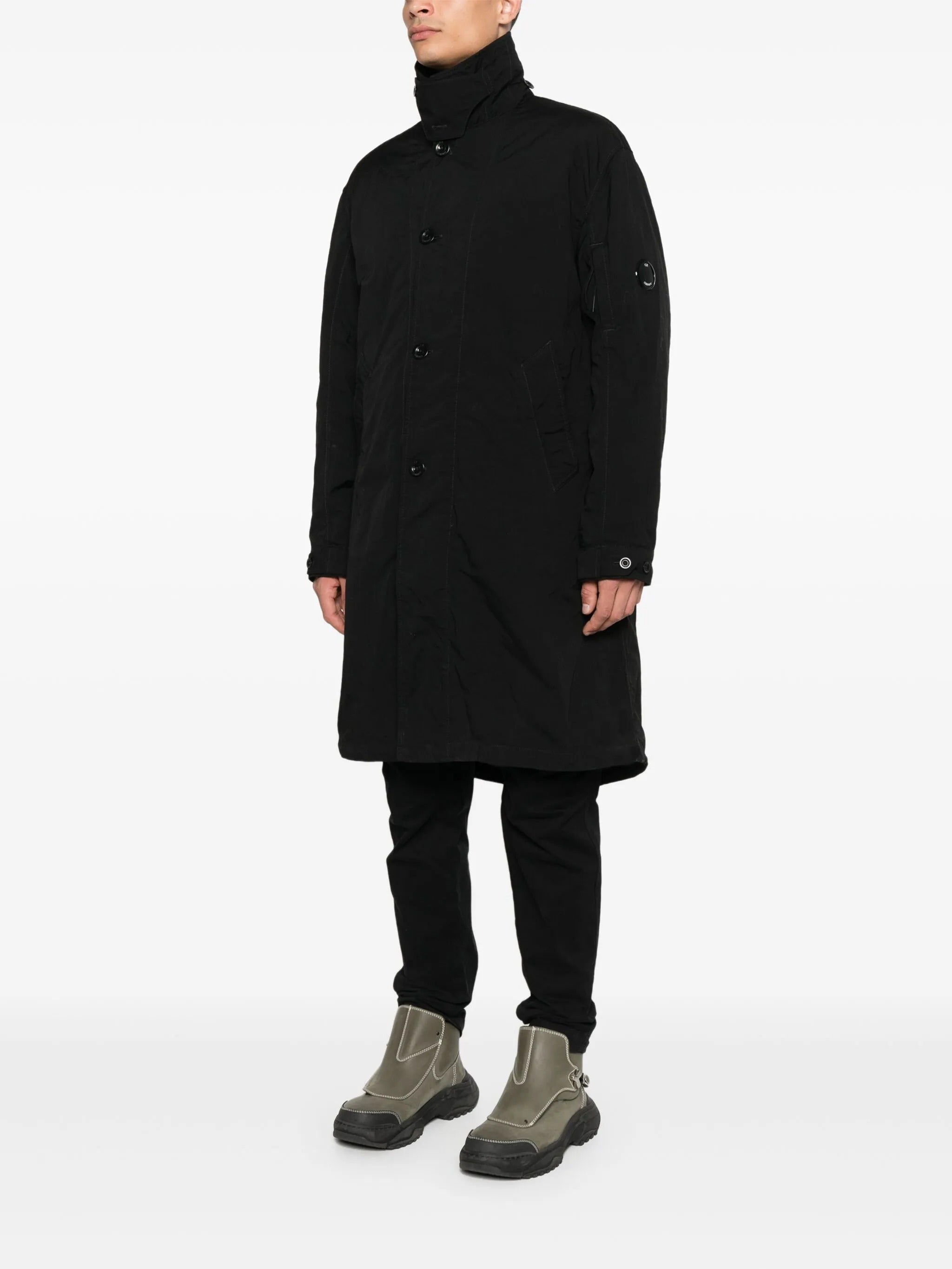 OUTERWEAR LONG JACKET IN TWILL