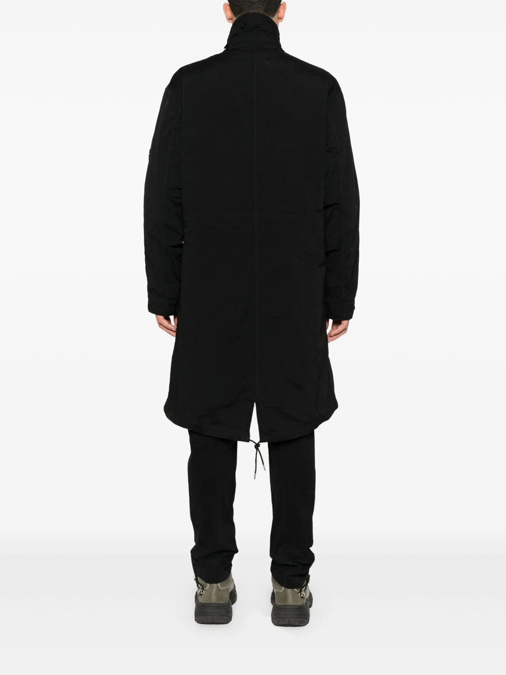 OUTERWEAR LONG JACKET IN TWILL