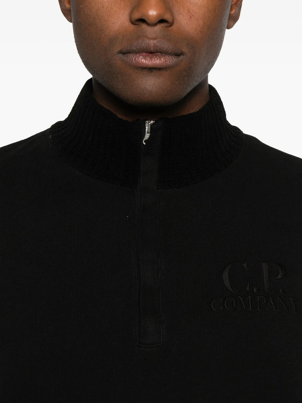 SWEATSHIRTS POLO COLLAR IN ACERO FLEECE