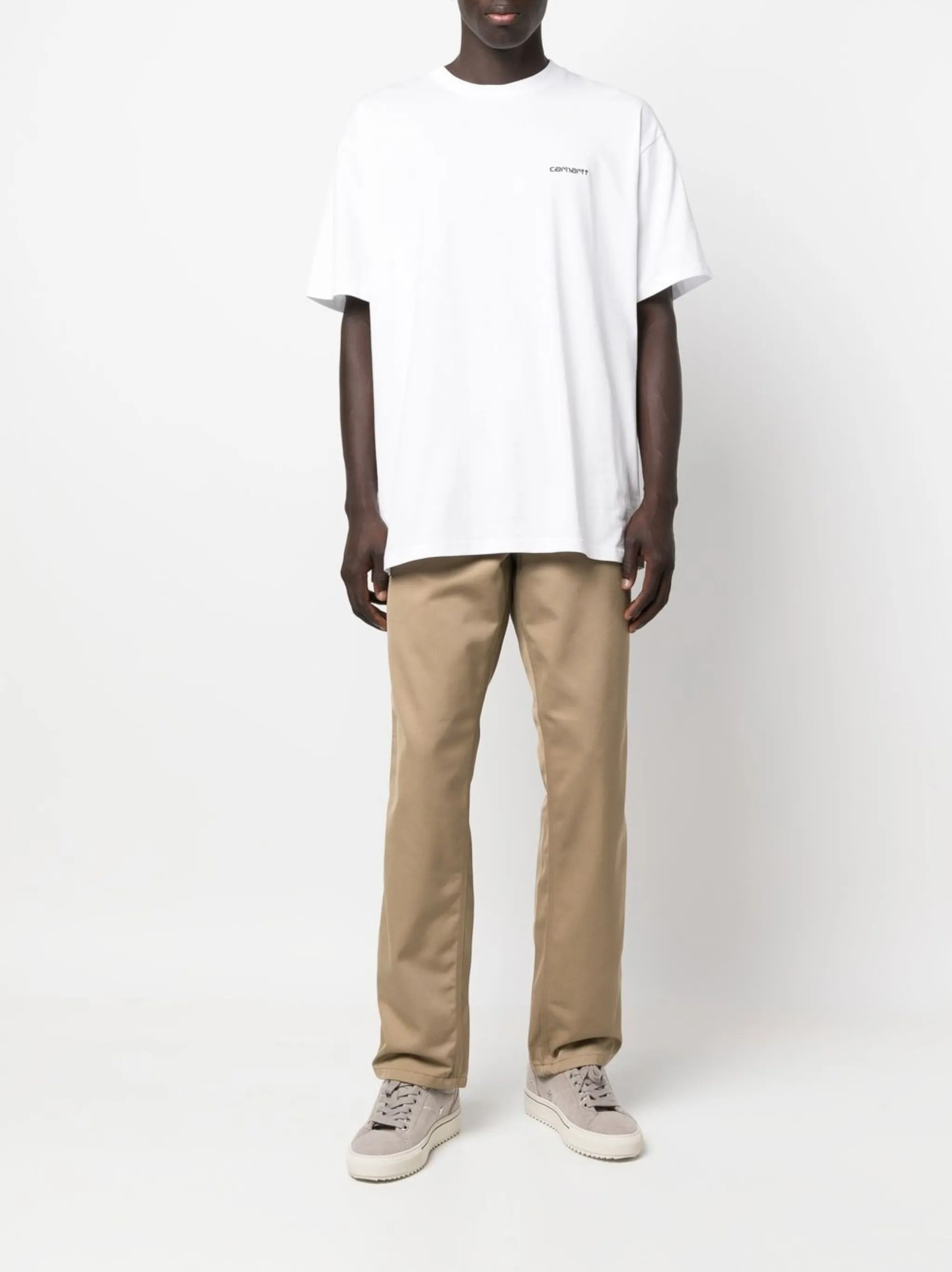 S/S Script Embroidery T-Shirt