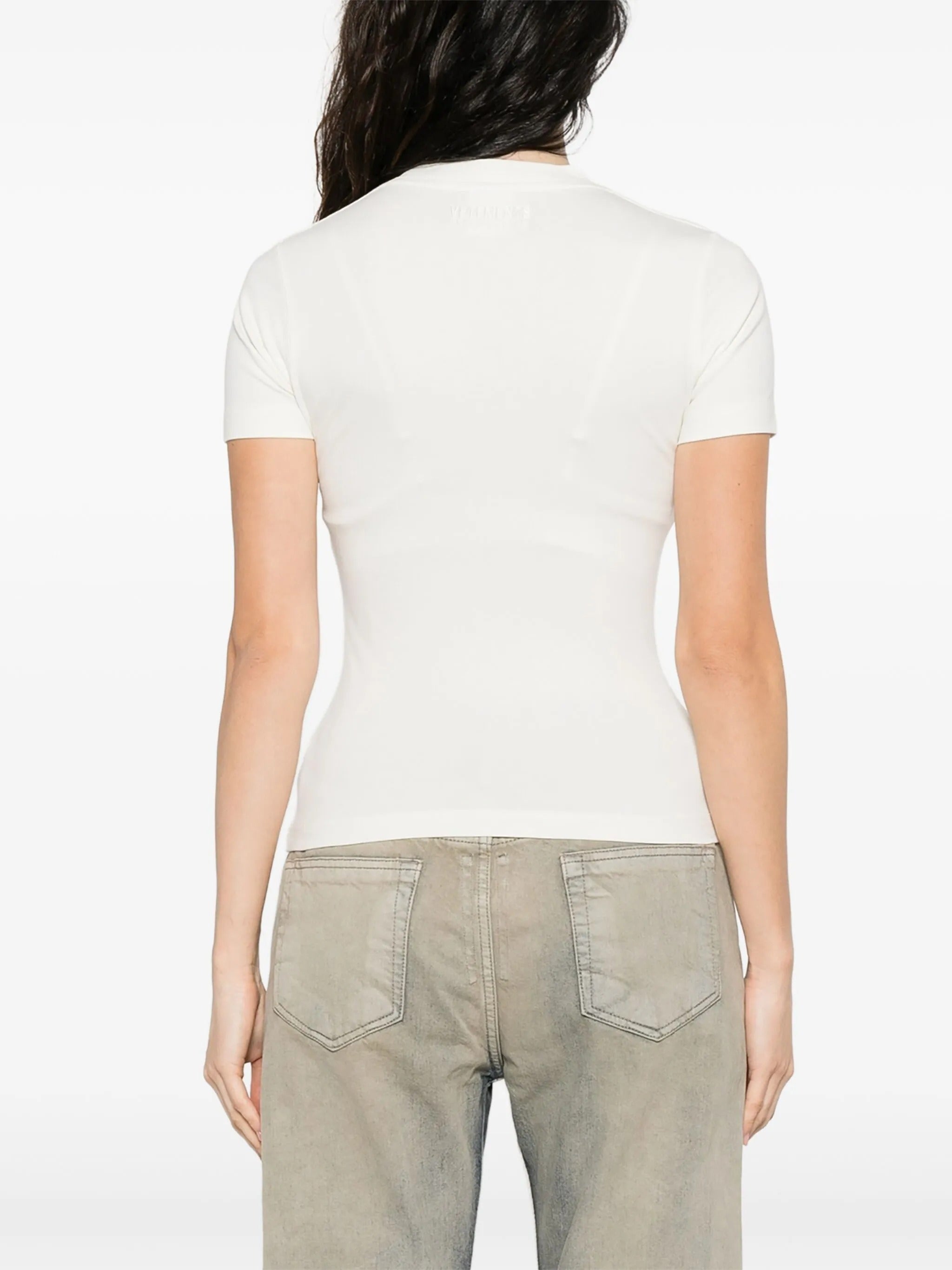 LOGO FITTED T SHIRT WOMEN