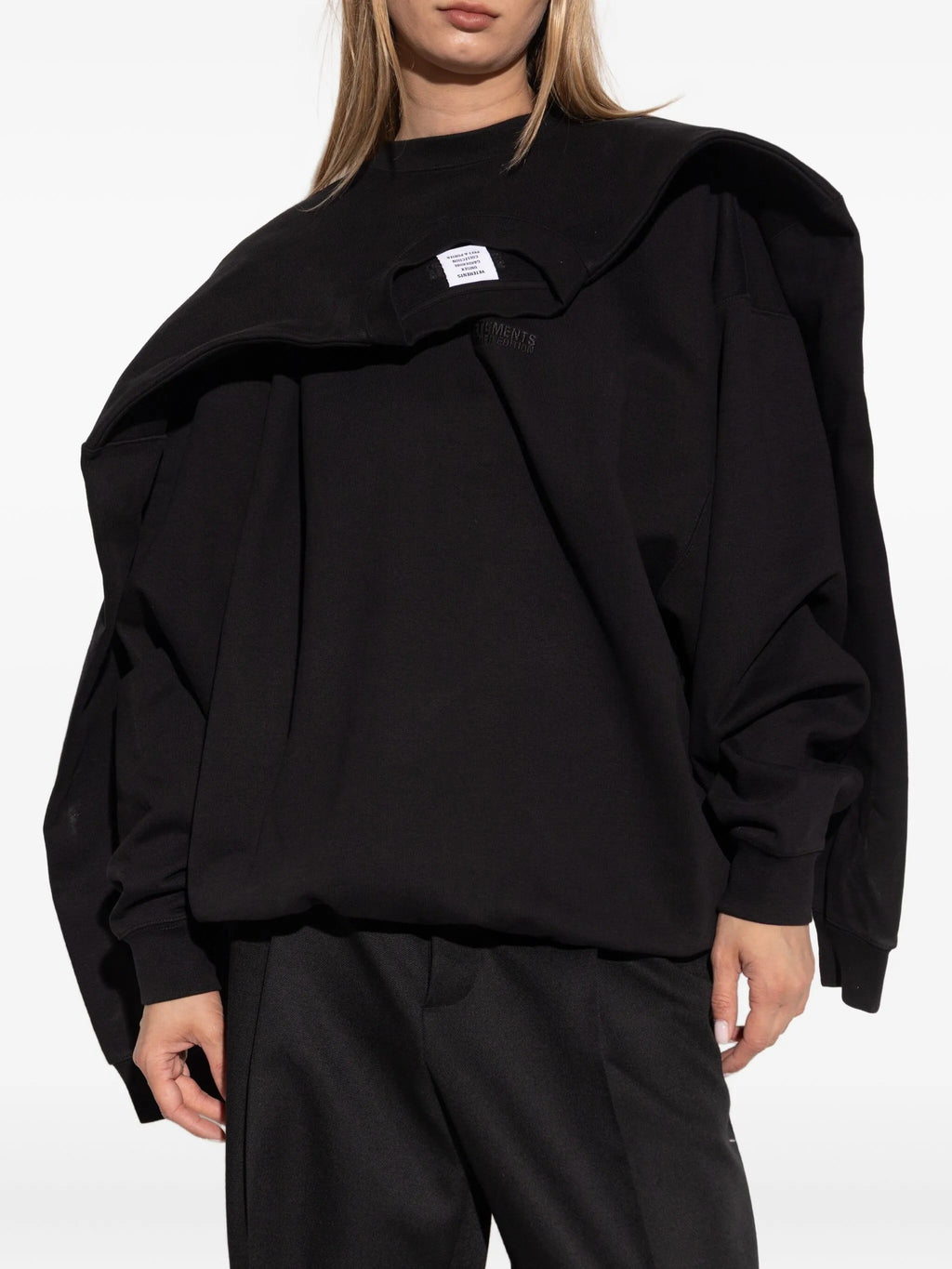 DOUBLE LAYERED SWEATSHIRT