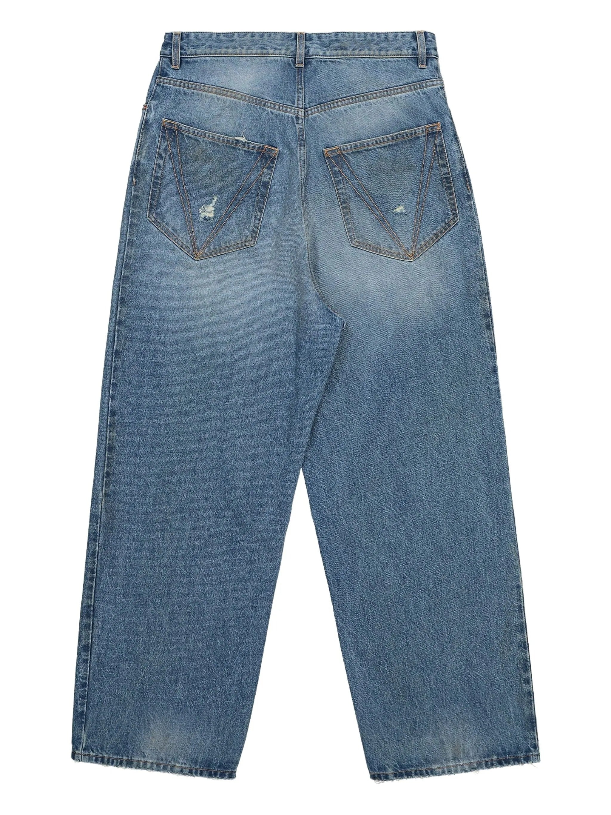 DISTRESSED BAGGY JEANS