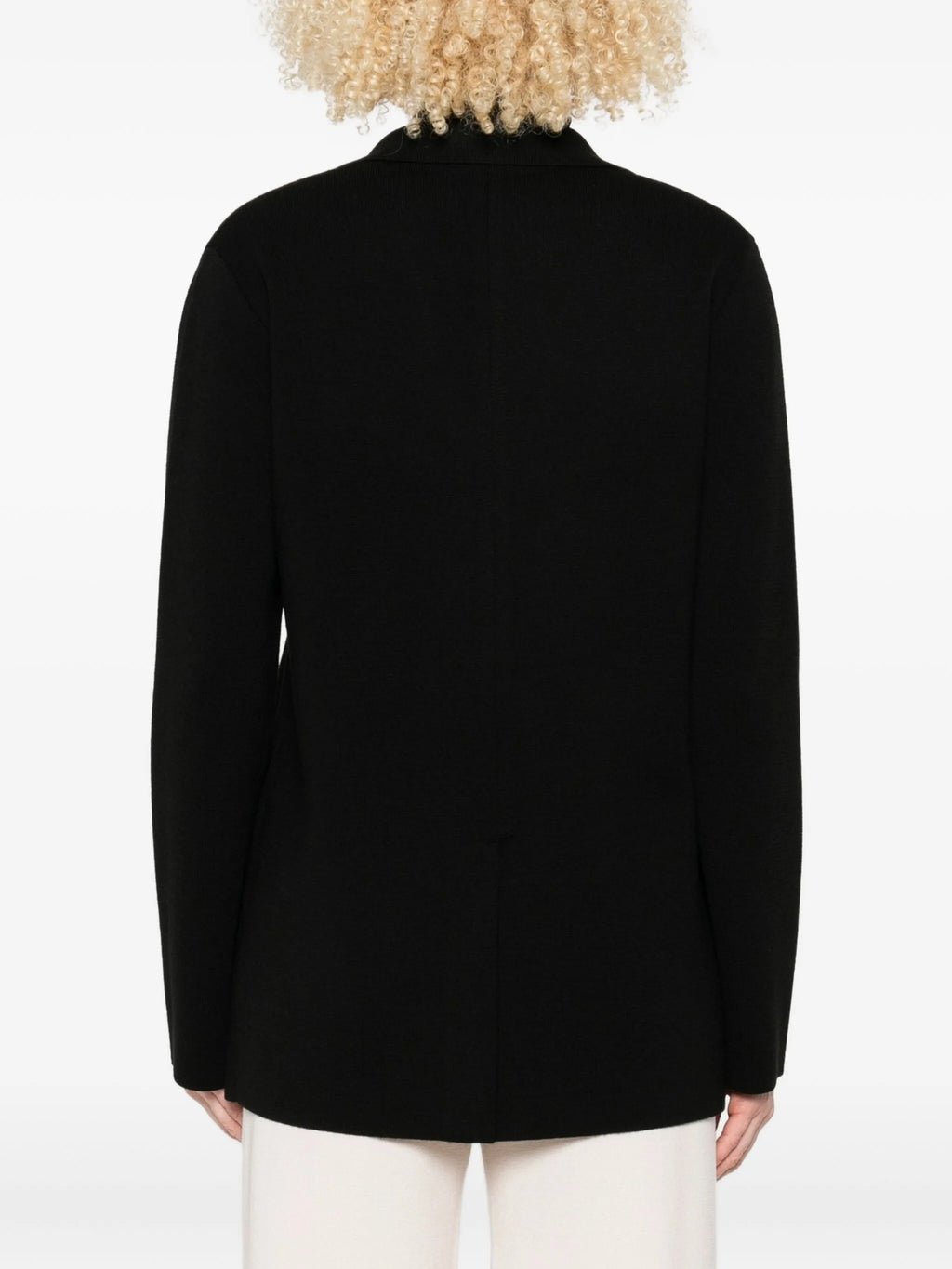 wool milano stitch oversized jacket