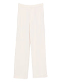 wool high waist pants