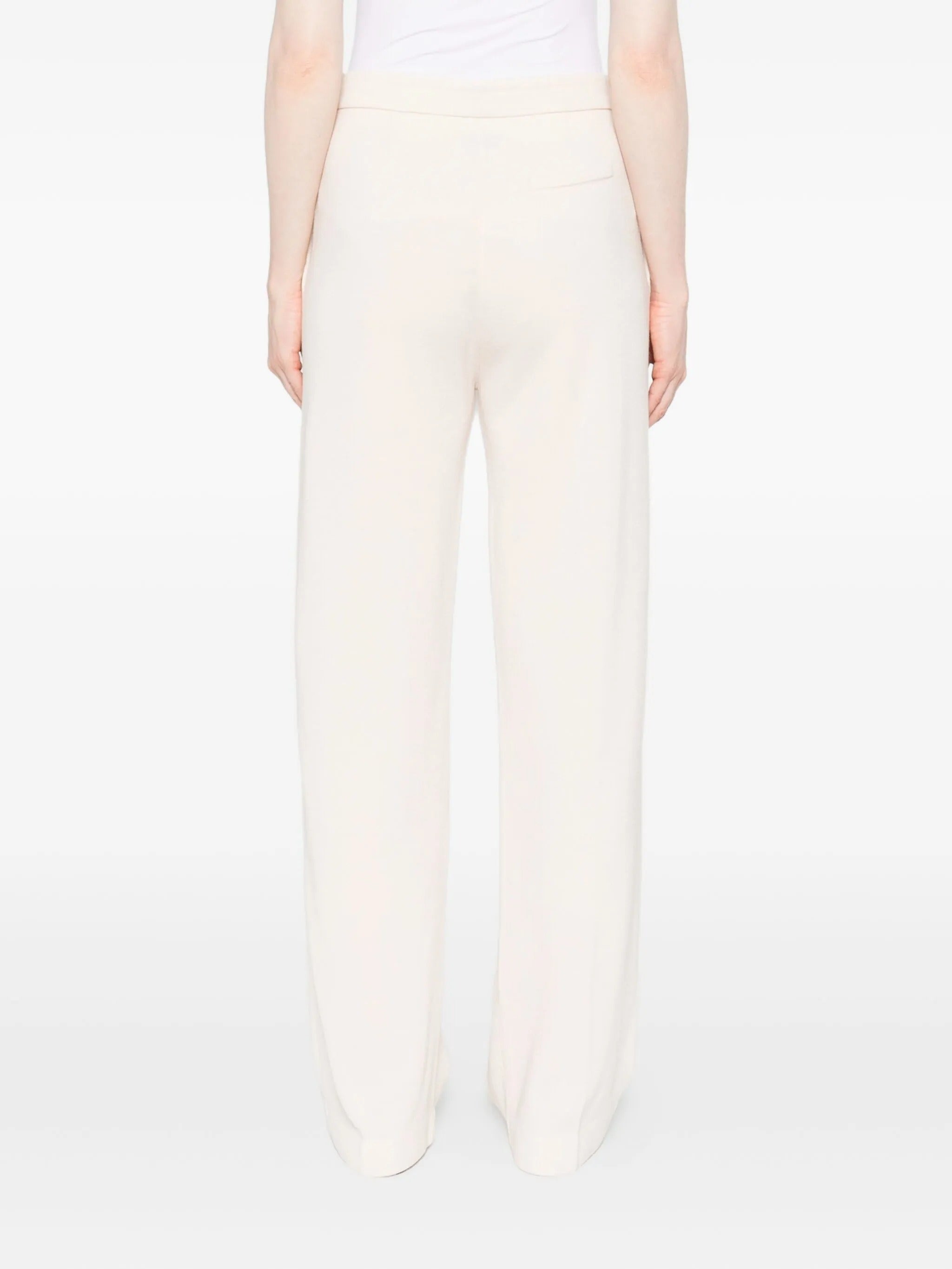 wool viscose twill regular waist pants