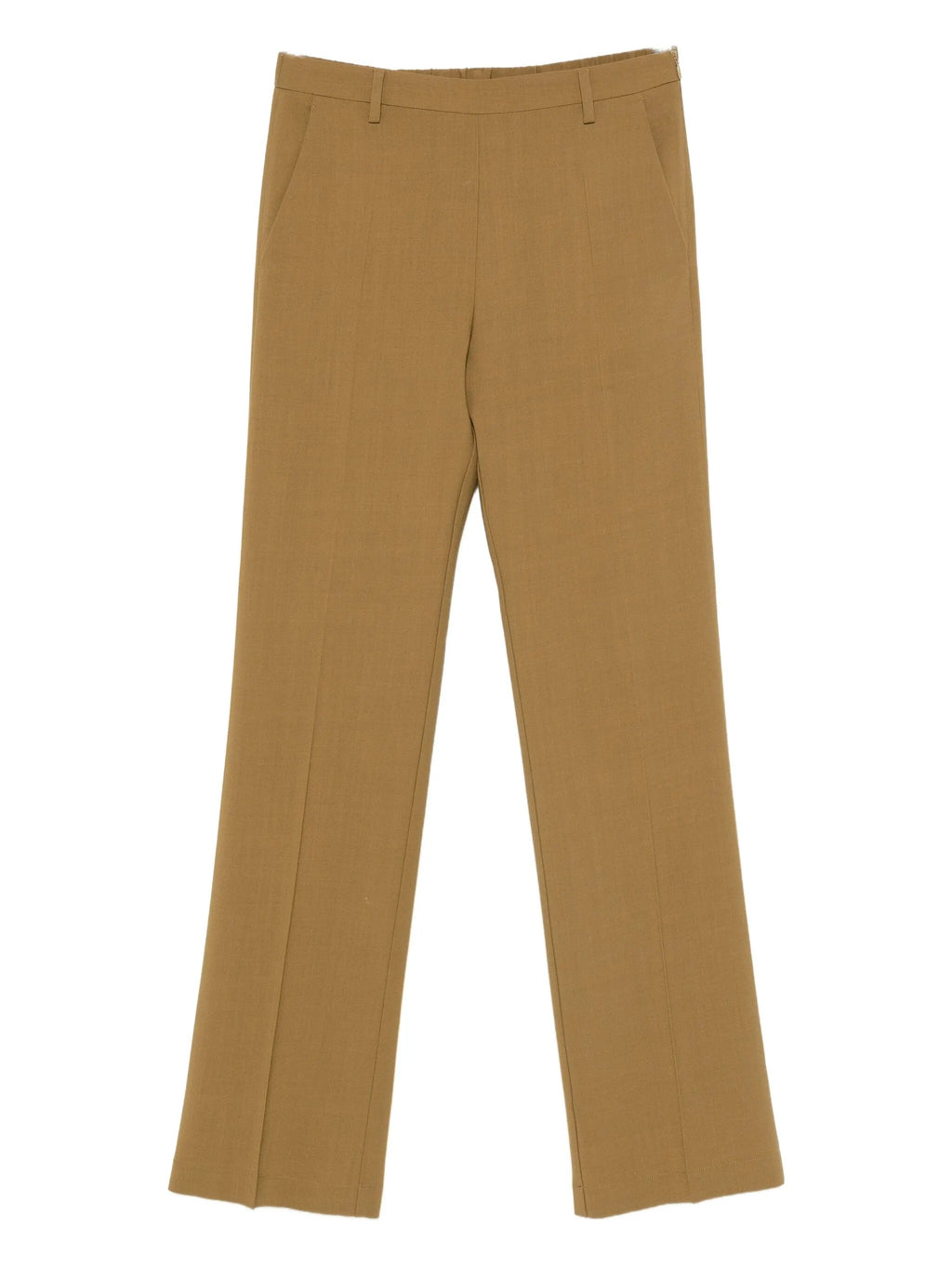 wool viscose twill regular waist pants