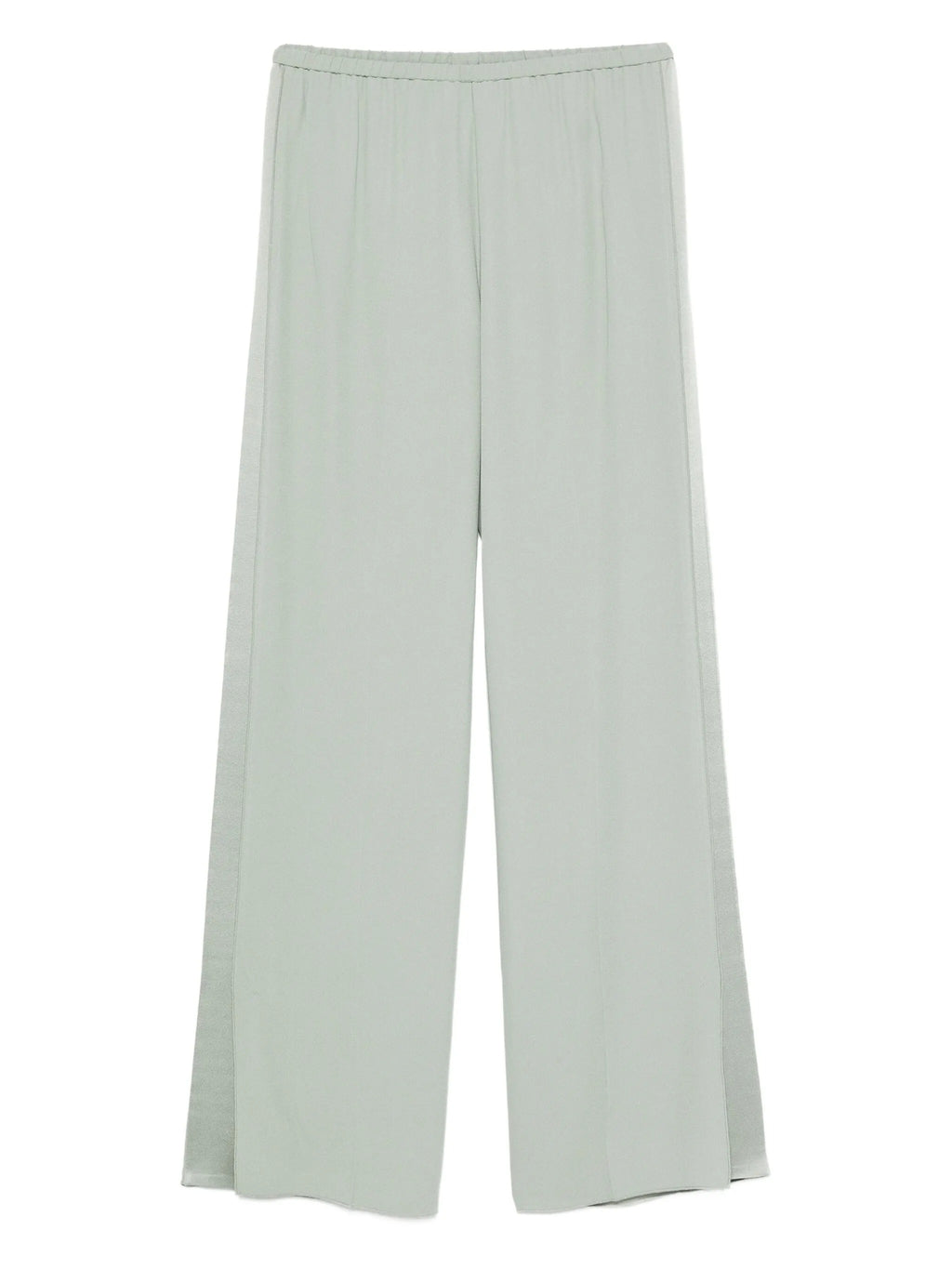 matte anvers satin regular waist smoking pants