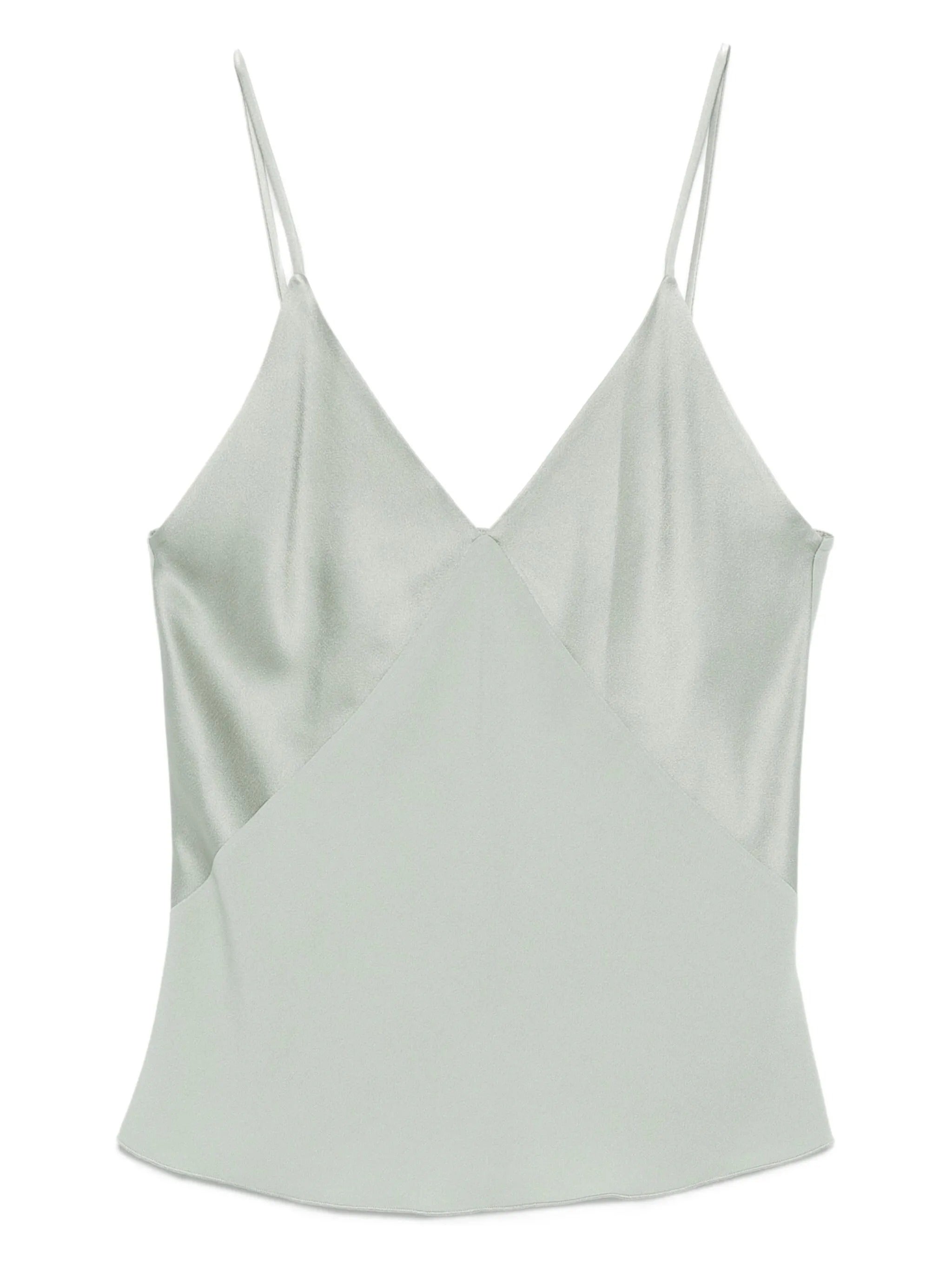 shiny anvers satin strap top