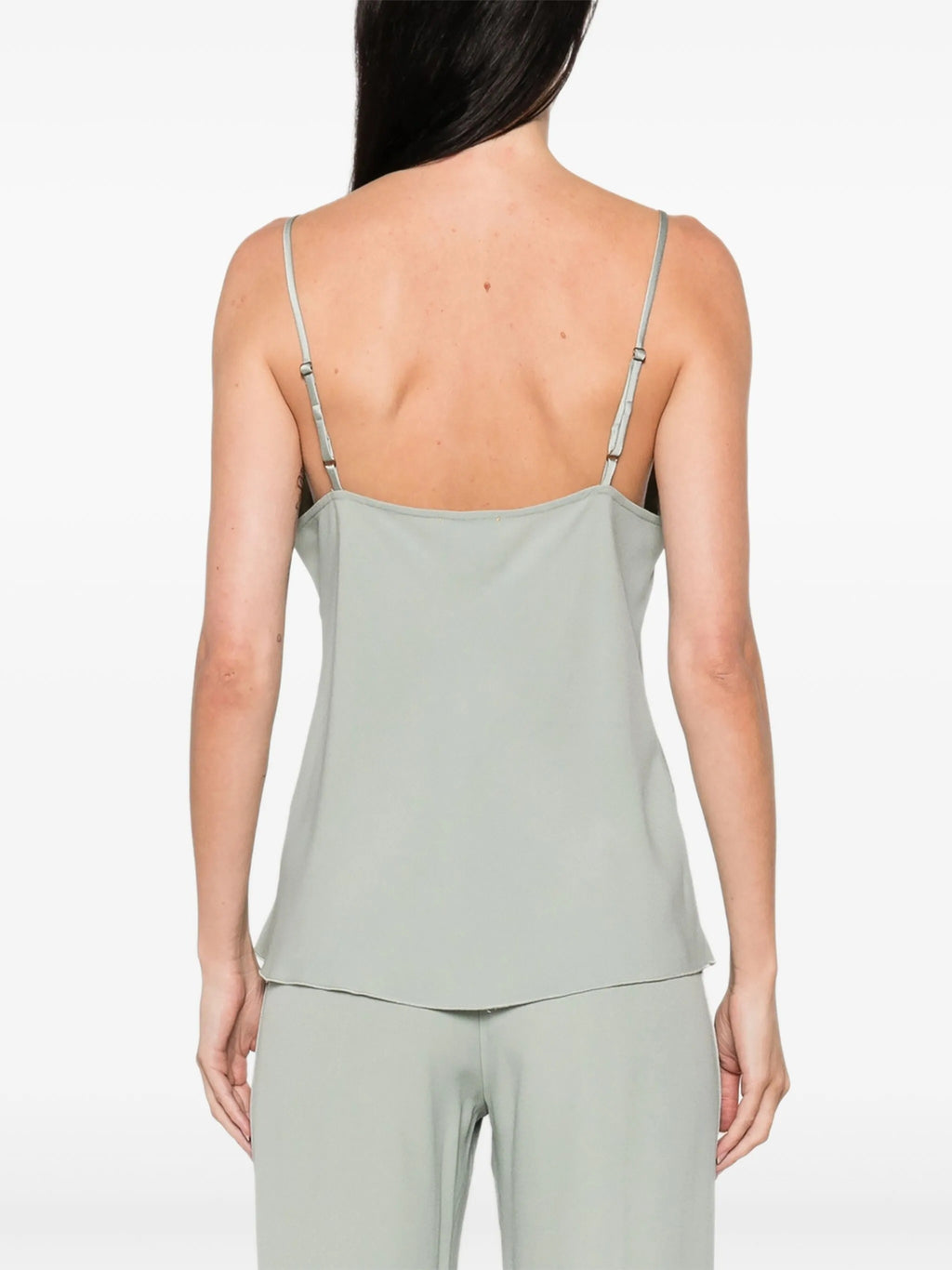shiny anvers satin strap top