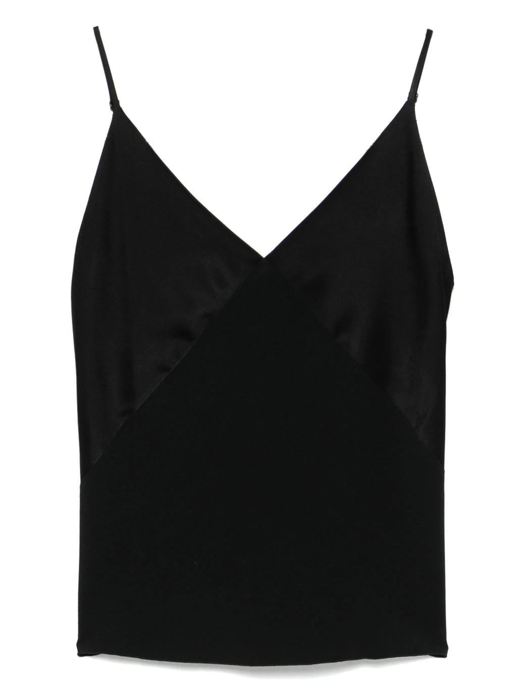 shiny anvers satin strap top