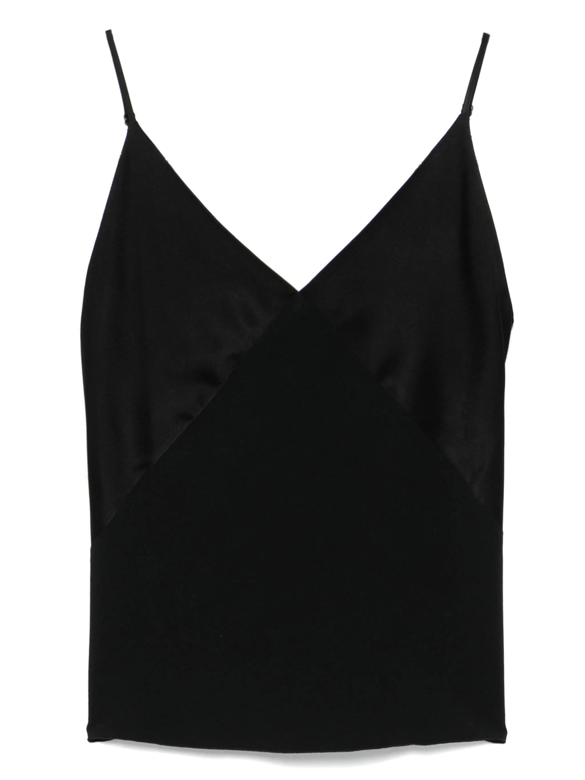 shiny anvers satin strap top