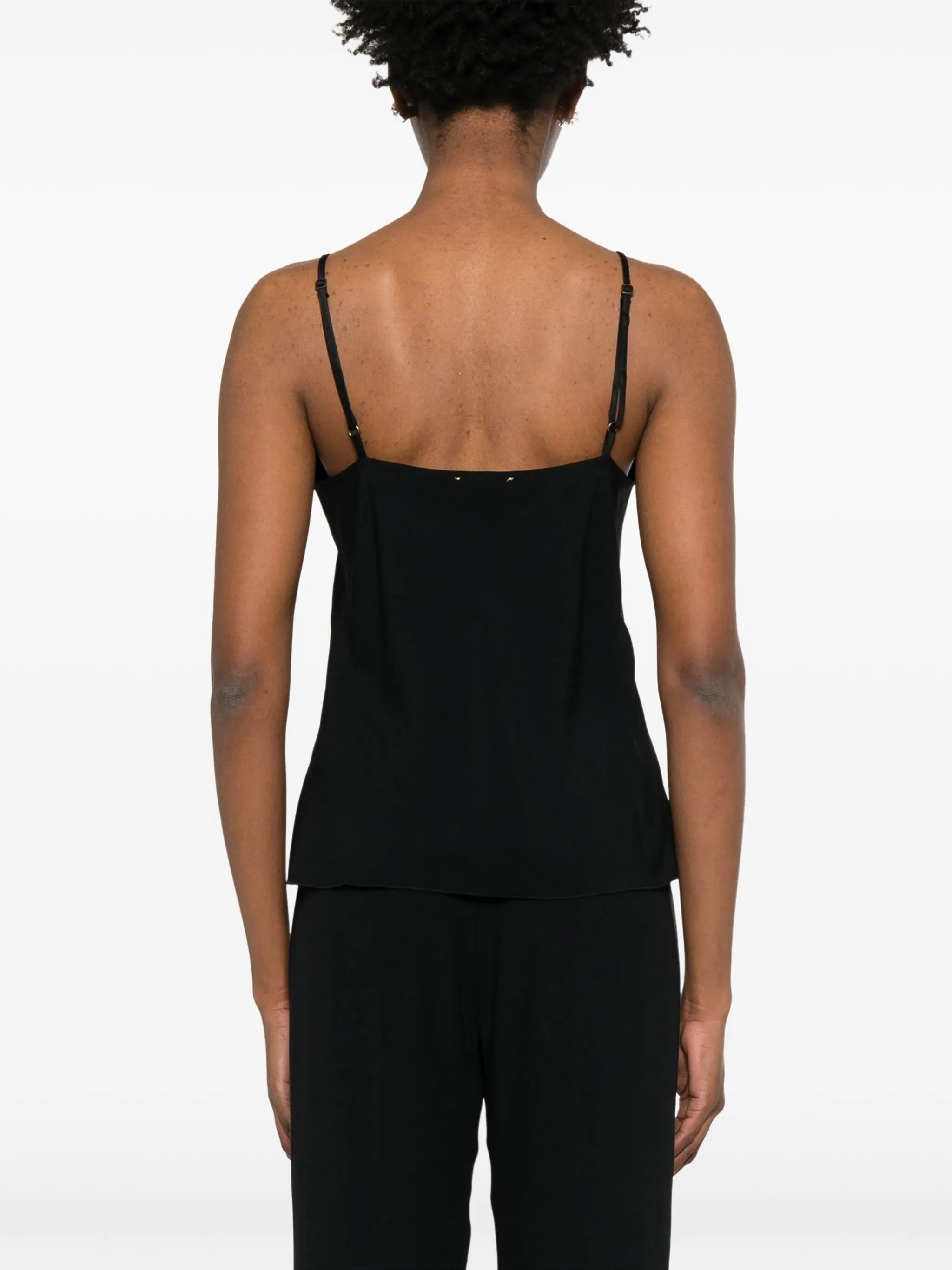 shiny anvers satin strap top
