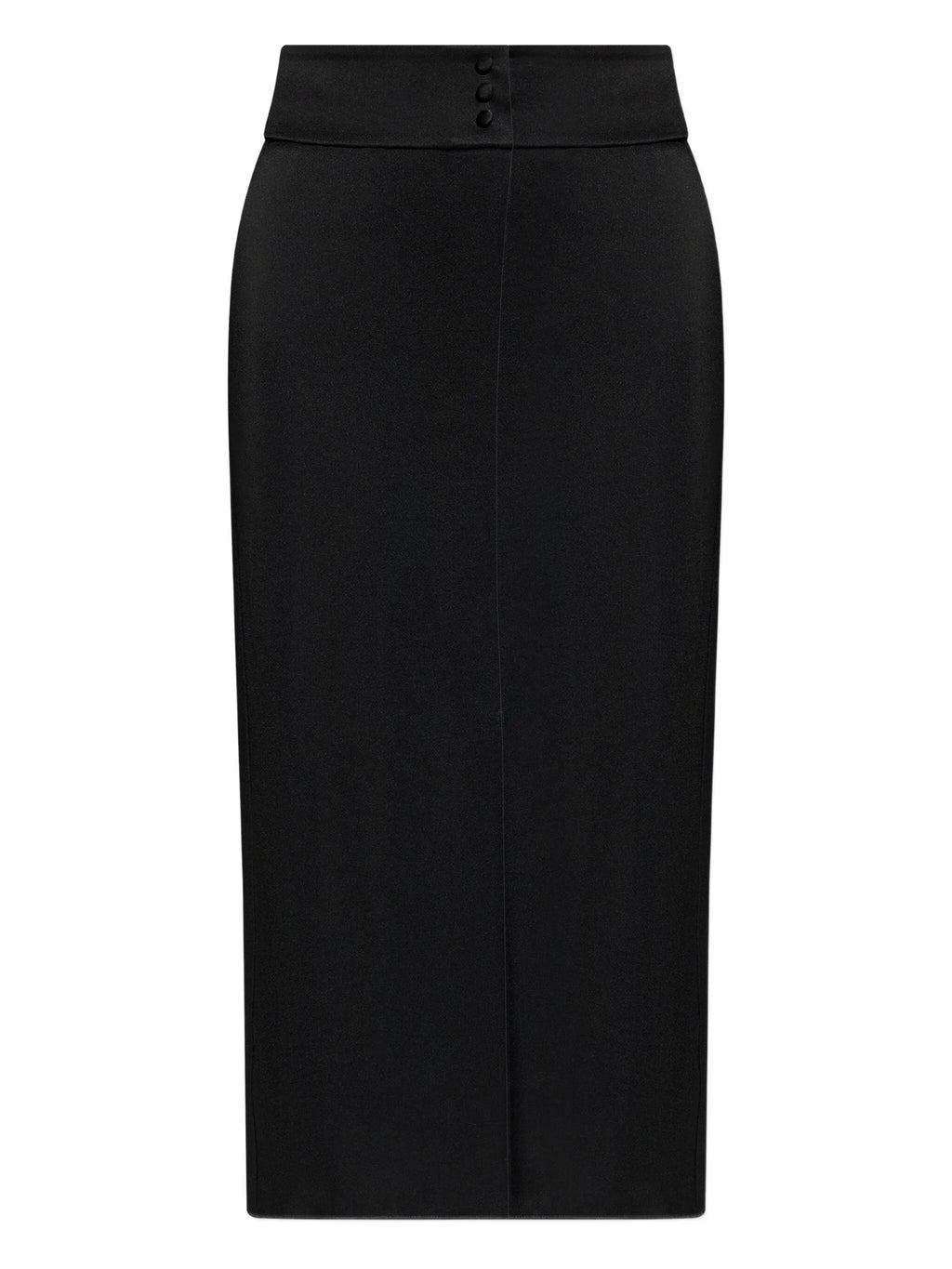 shiny anvers satin pencil skirt