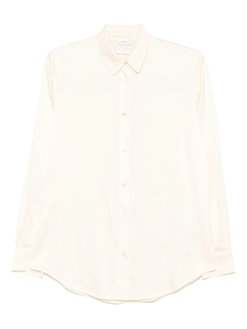 essential heavy stretch silk satin shirt