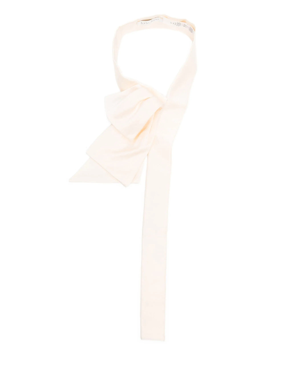 heavy stretch silk satin bow tie