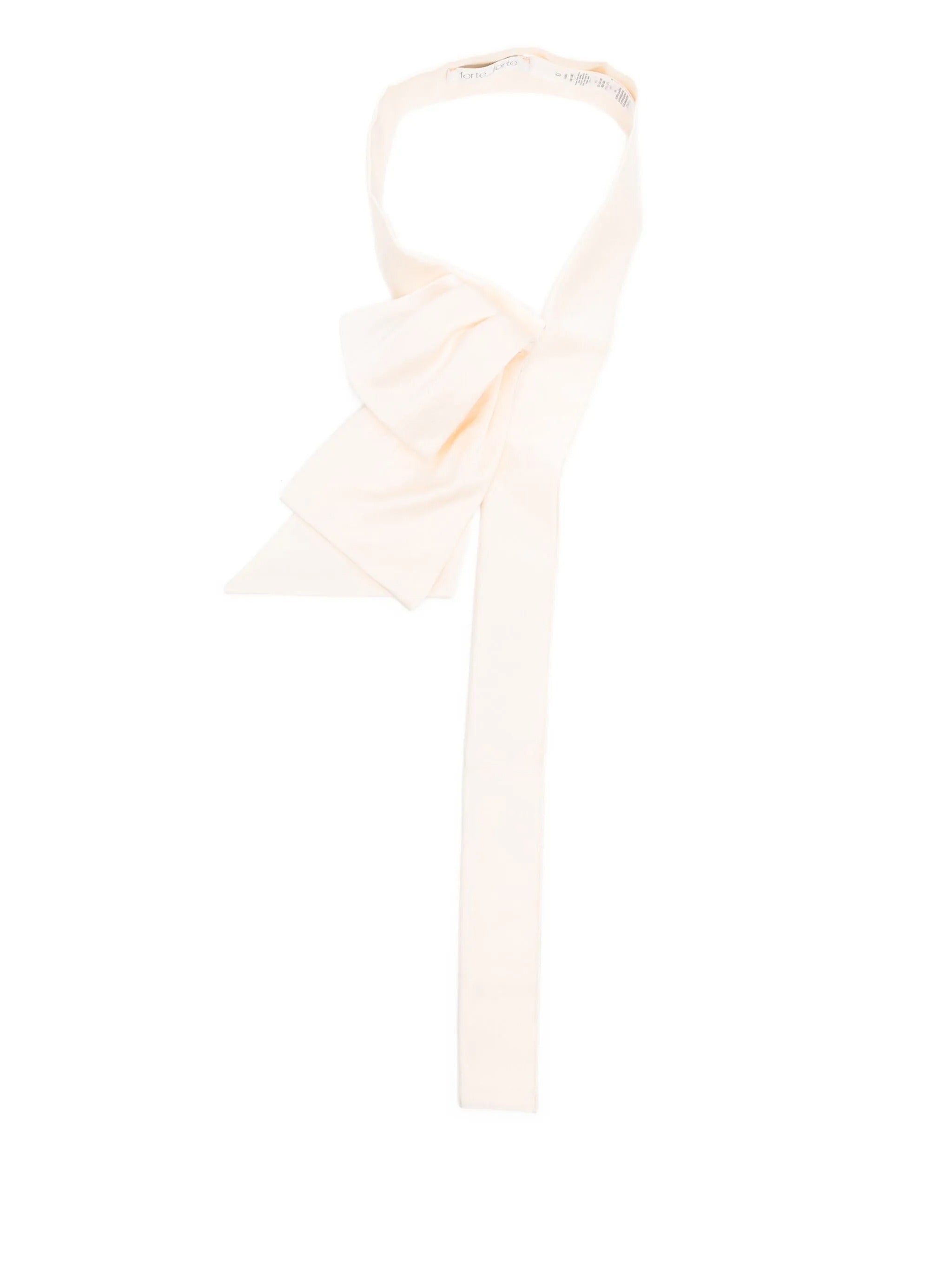 heavy stretch silk satin bow tie