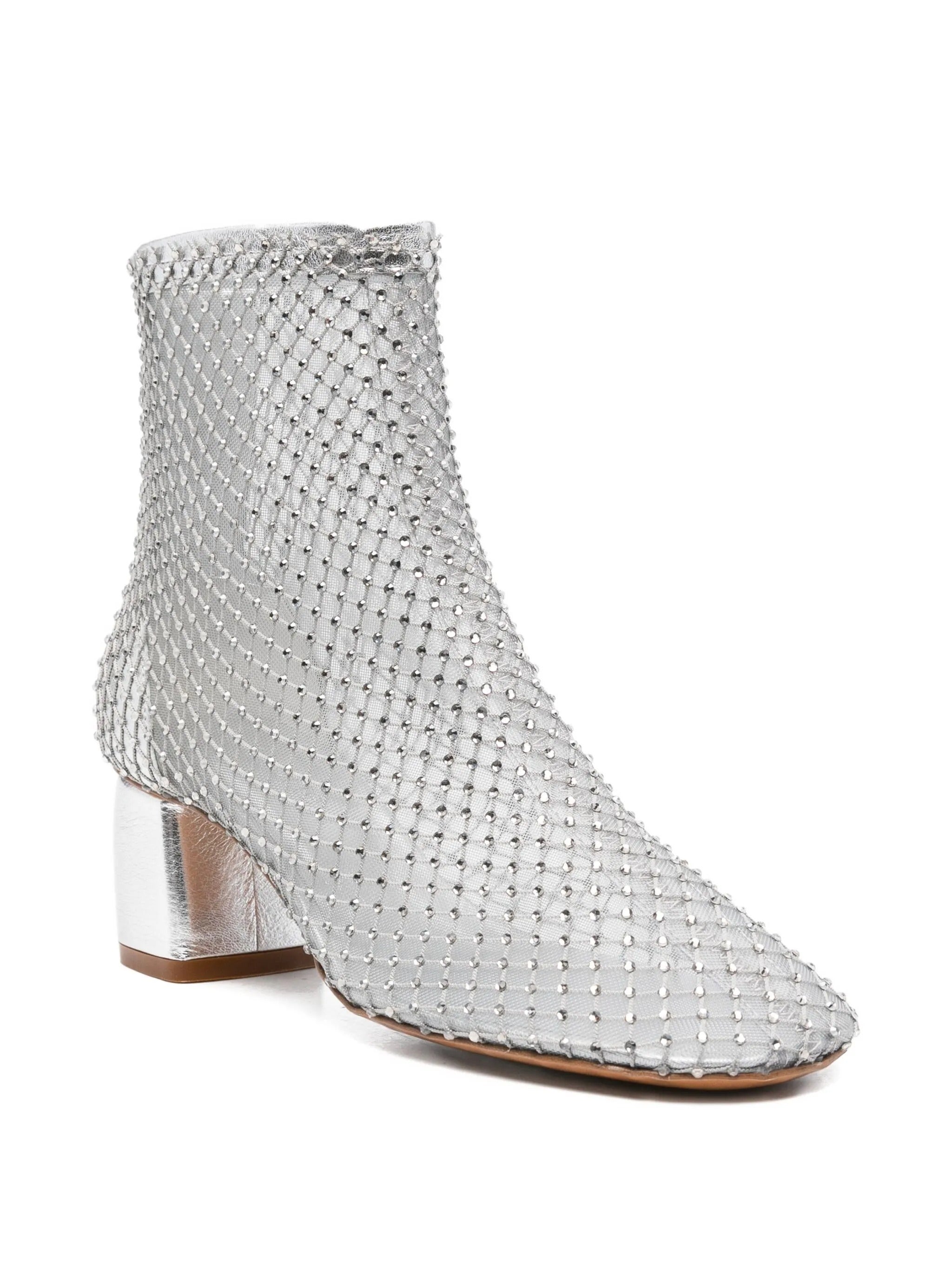 strass mesh chic anckle boots