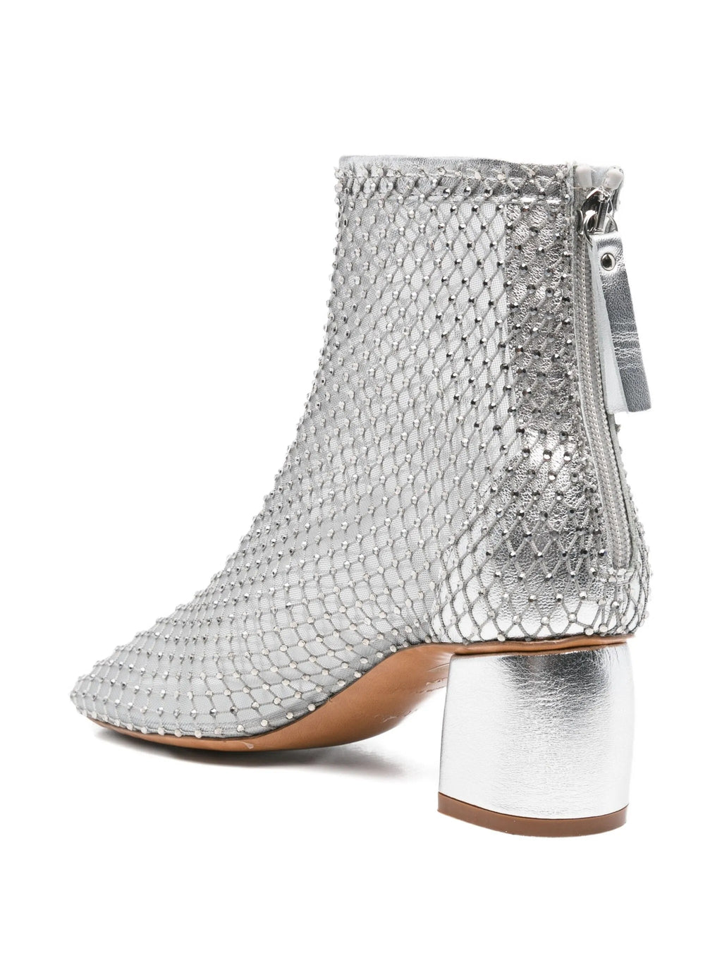 strass mesh chic anckle boots