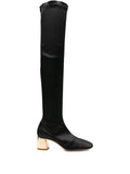 high satin boots