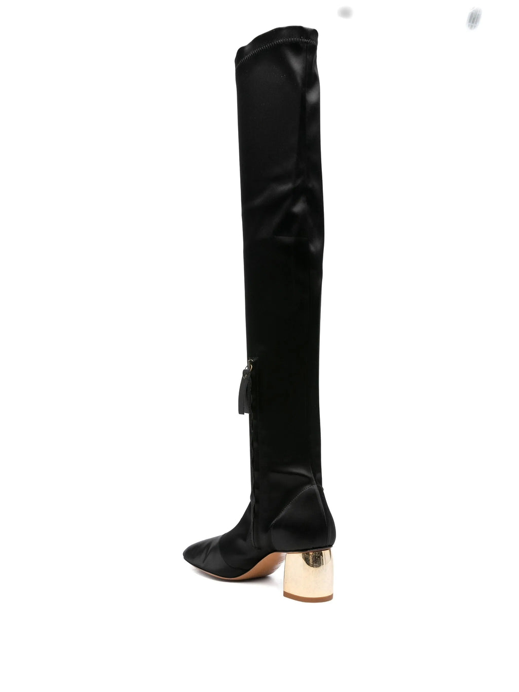high satin boots