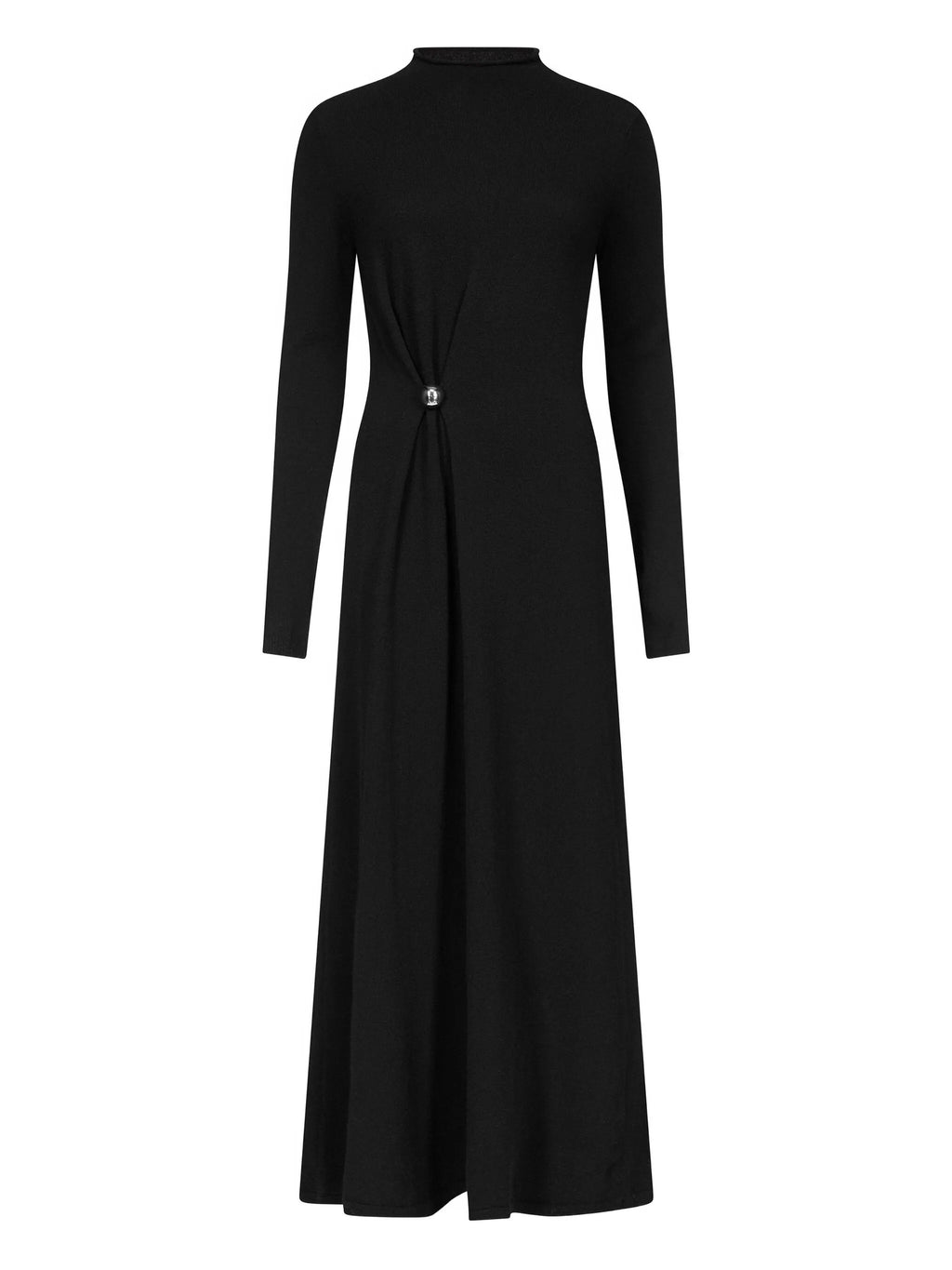 LUCERO DRAPED KNIT DRESS