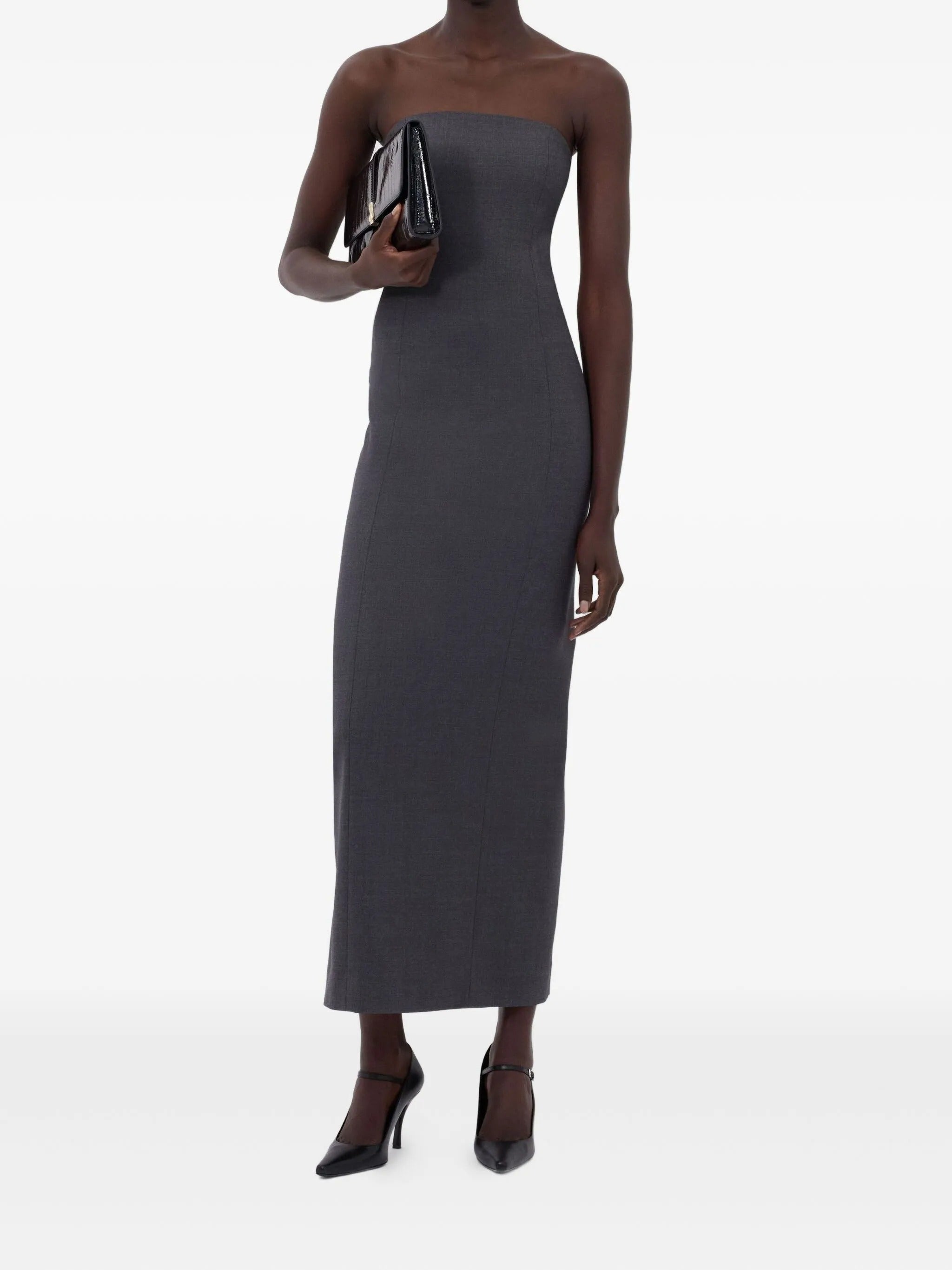 SHILO BUSTIER MAXI DRESS