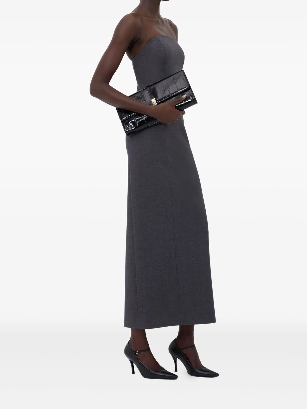 SHILO BUSTIER MAXI DRESS