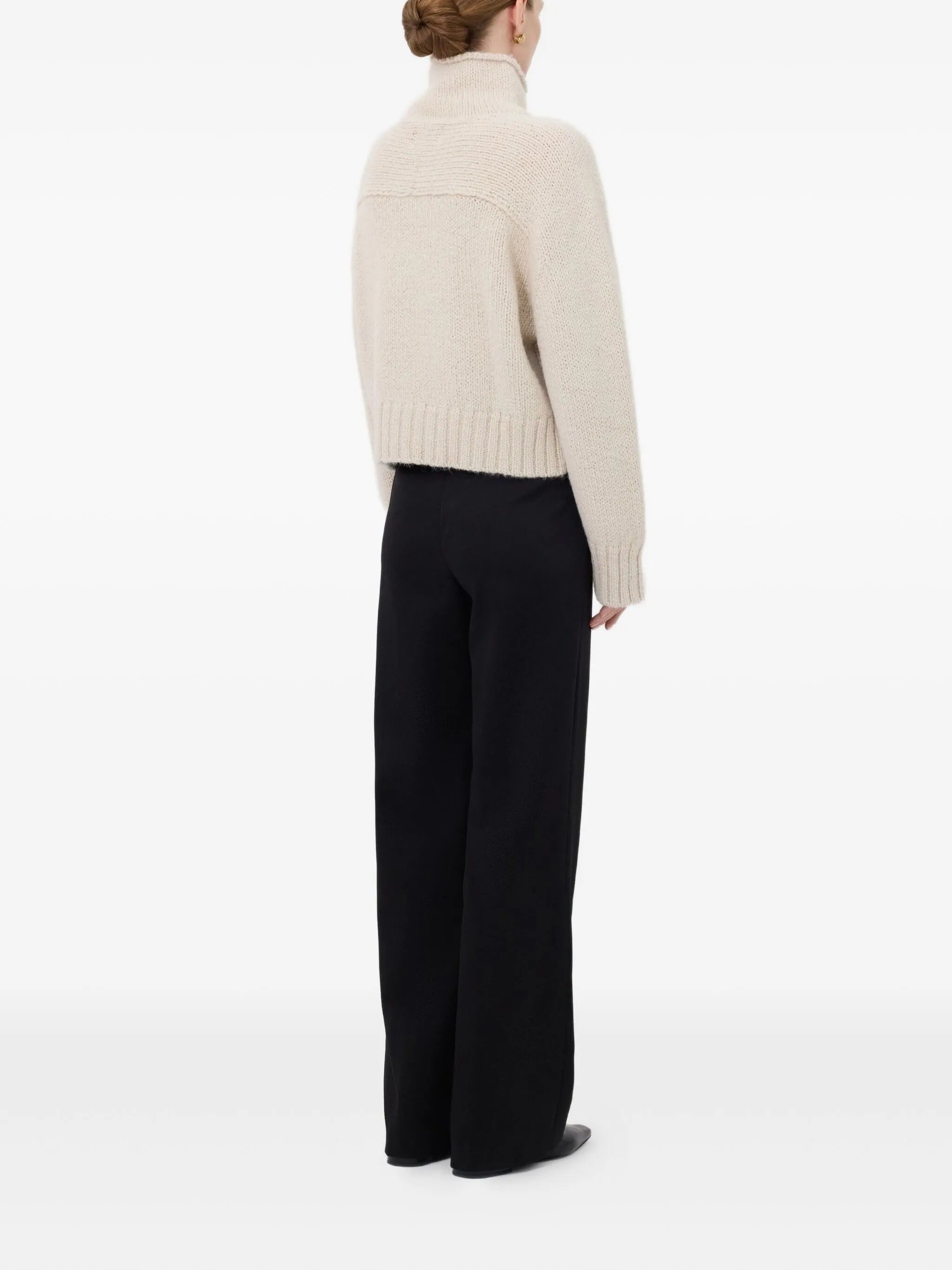 KEAN STAND COLLAR SWEATER