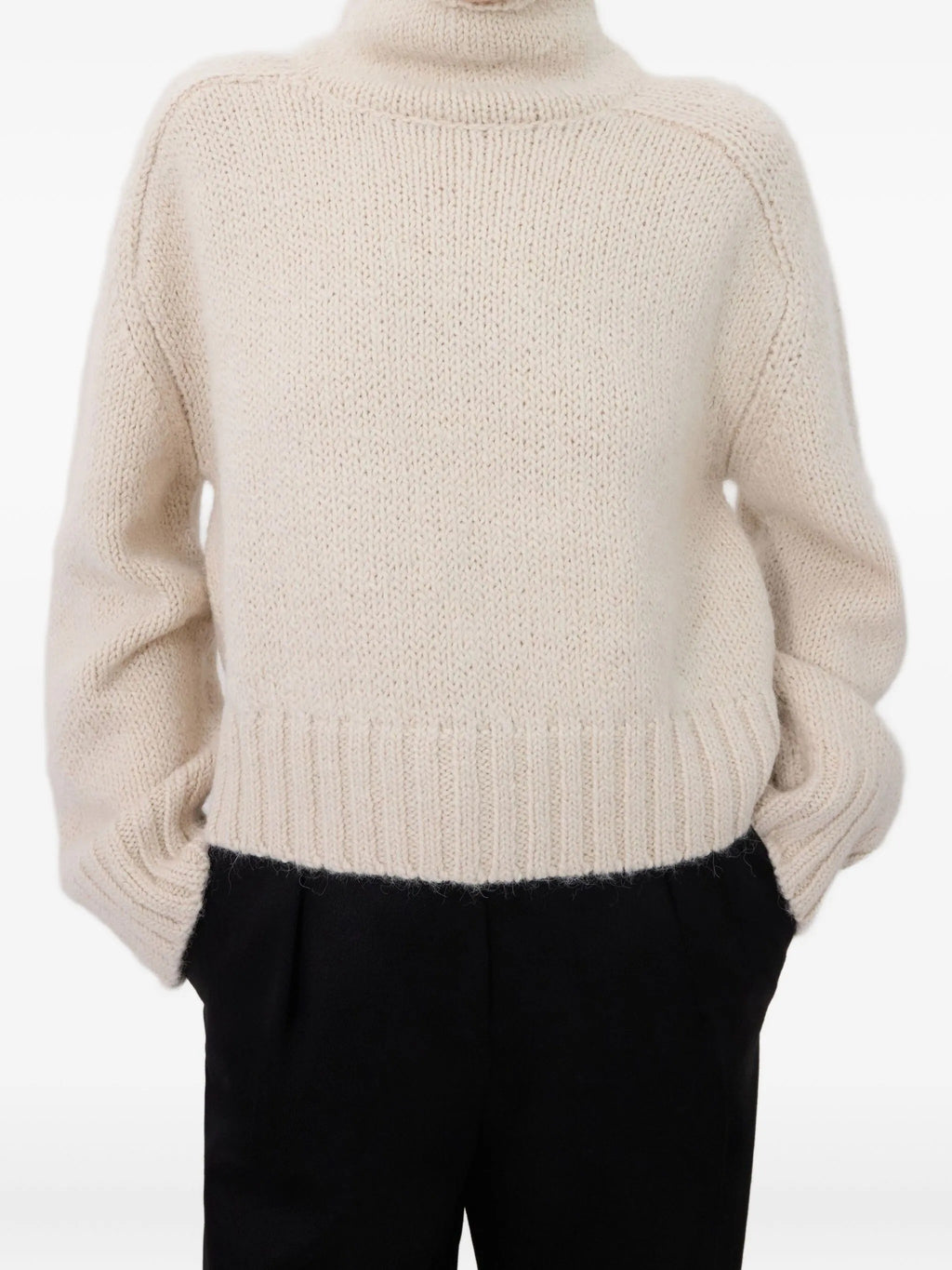 KEAN STAND COLLAR SWEATER