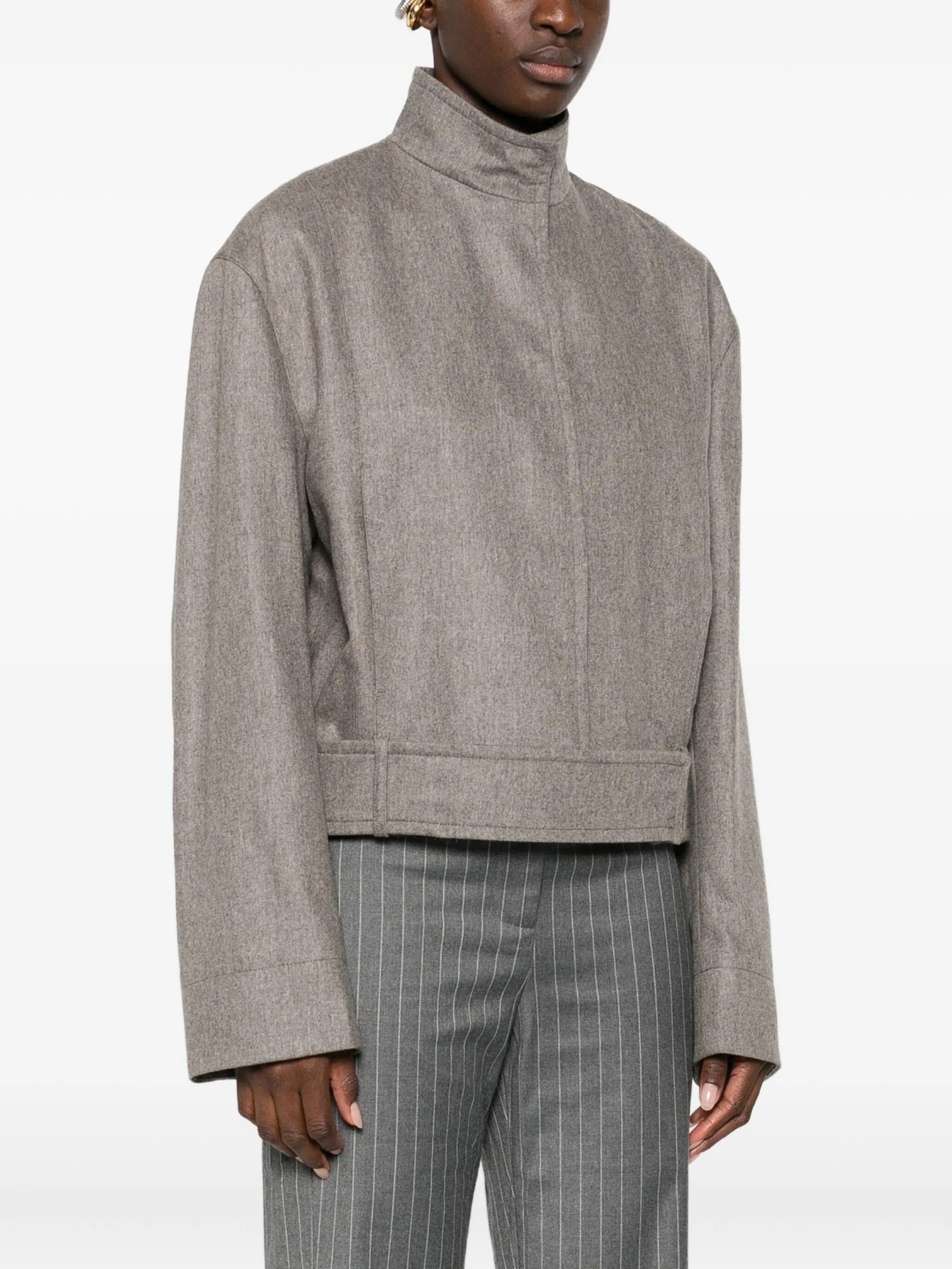 FAES STAND COLLAR JACKET