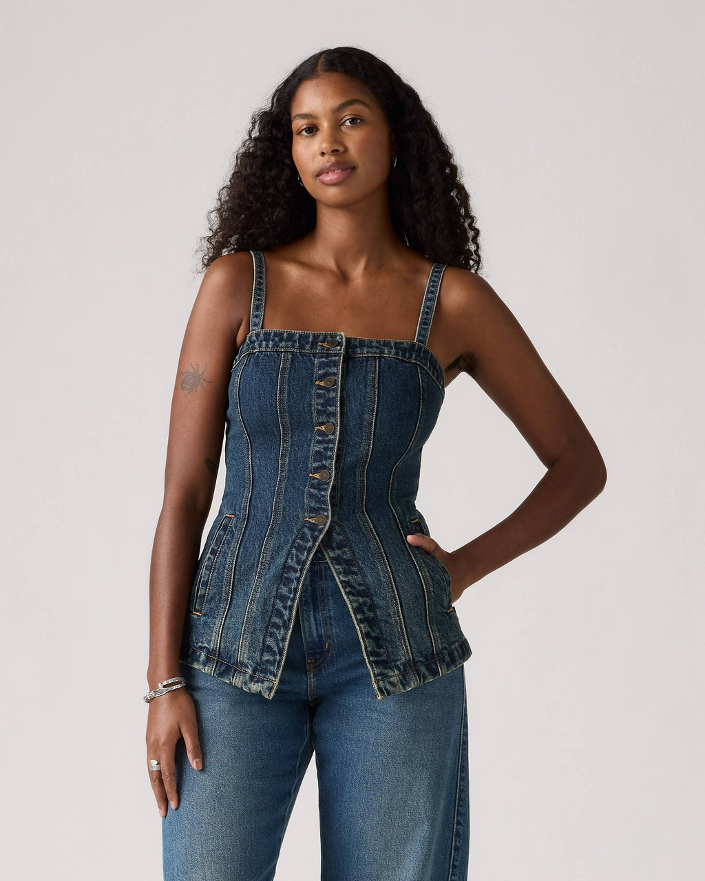 TAILORED BUSTIER HINGED HEART NO DP