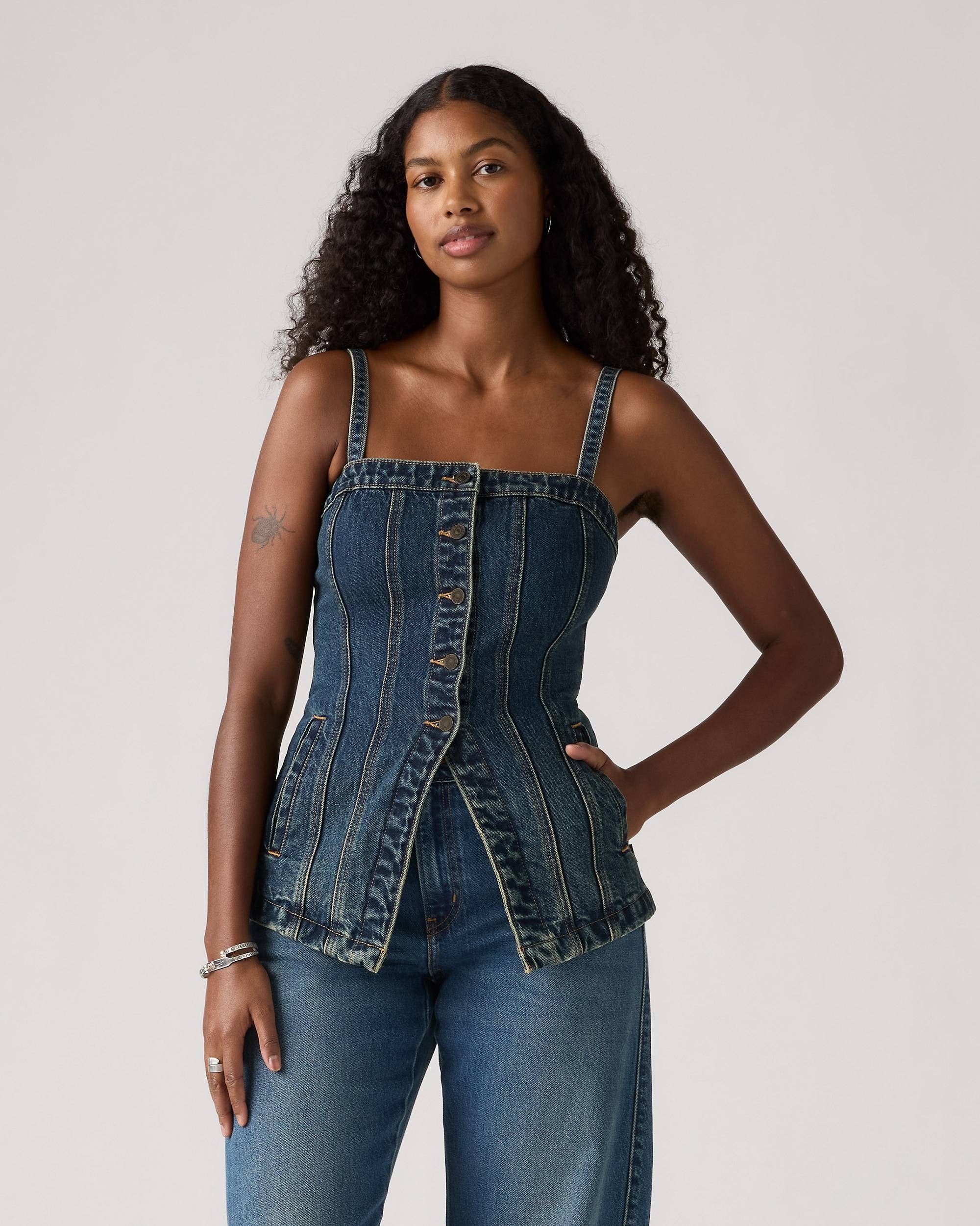 TAILORED BUSTIER HINGED HEART NO DP