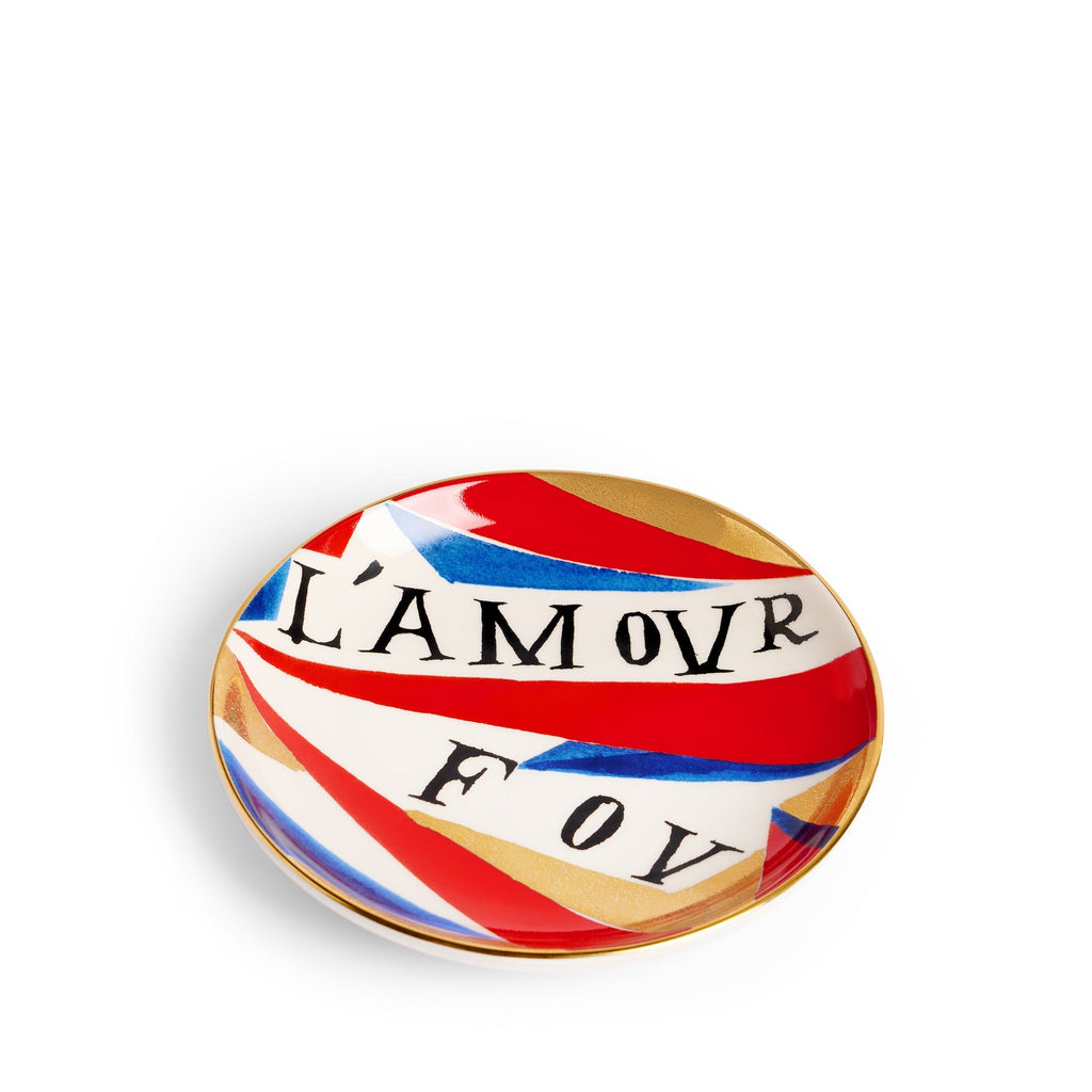 OBJET   RUAN   HOFFMAN   L`AMOUR   FOU   PLATE