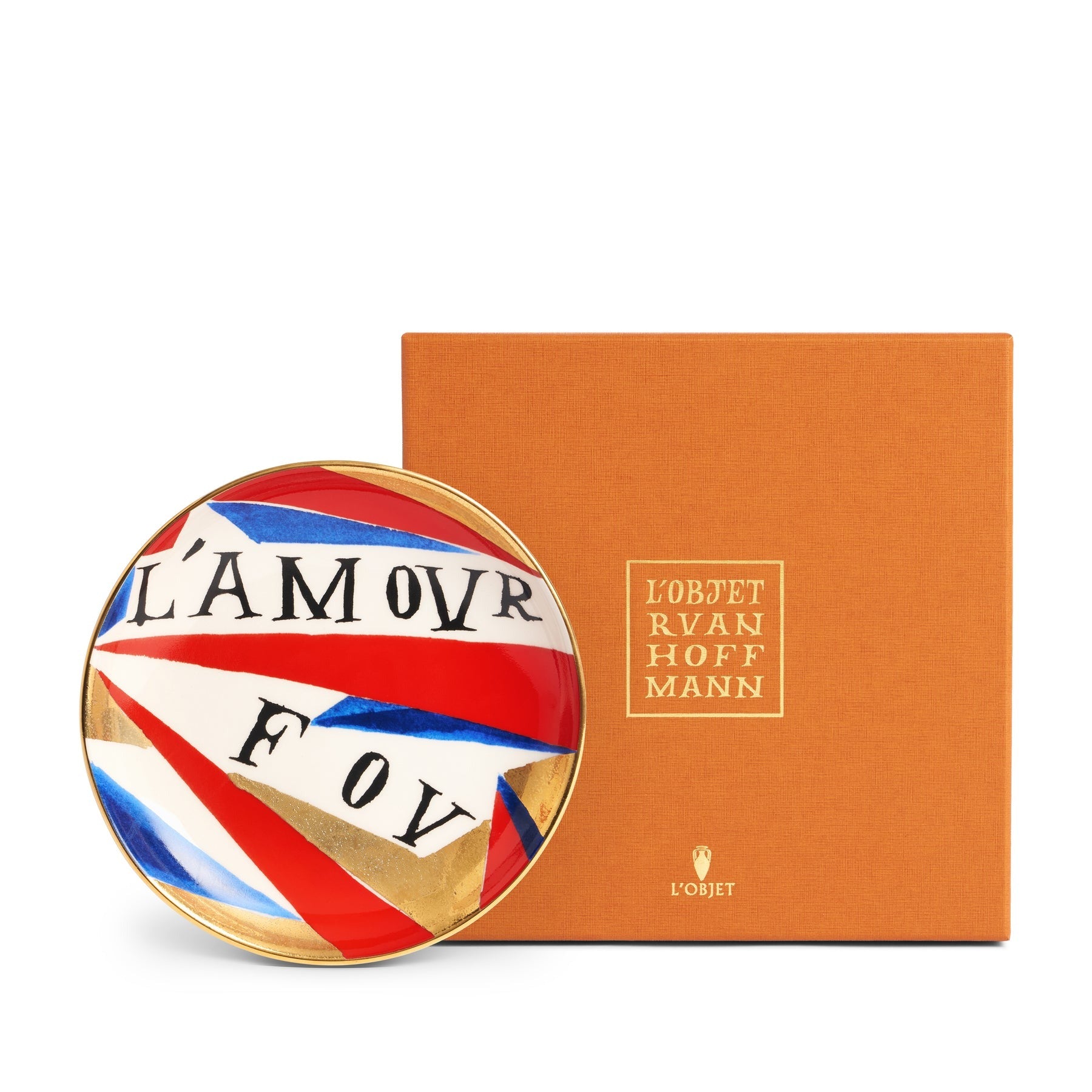 OBJET   RUAN   HOFFMAN   L`AMOUR   FOU   PLATE
