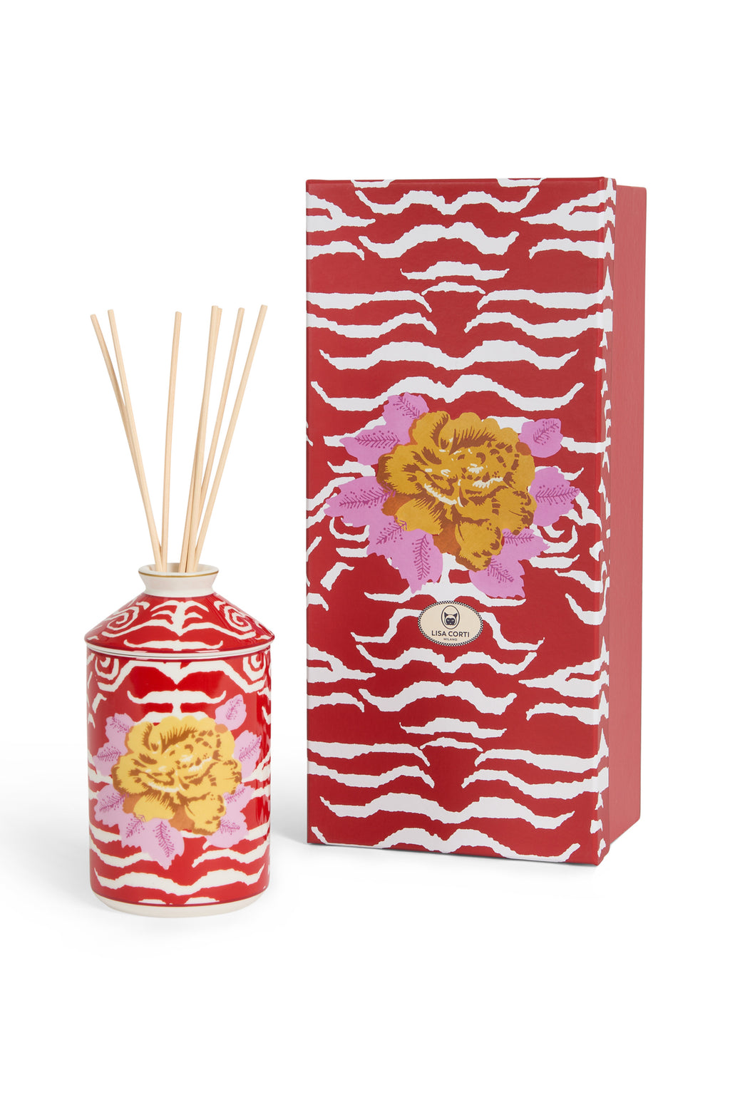 Diffuser Set Indian Tiger Red