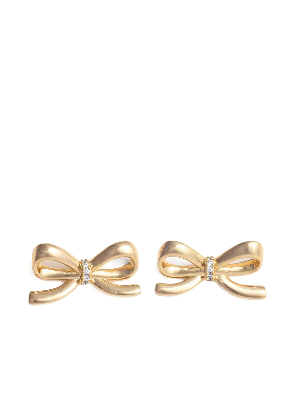 GOLD BOW EARRINGS