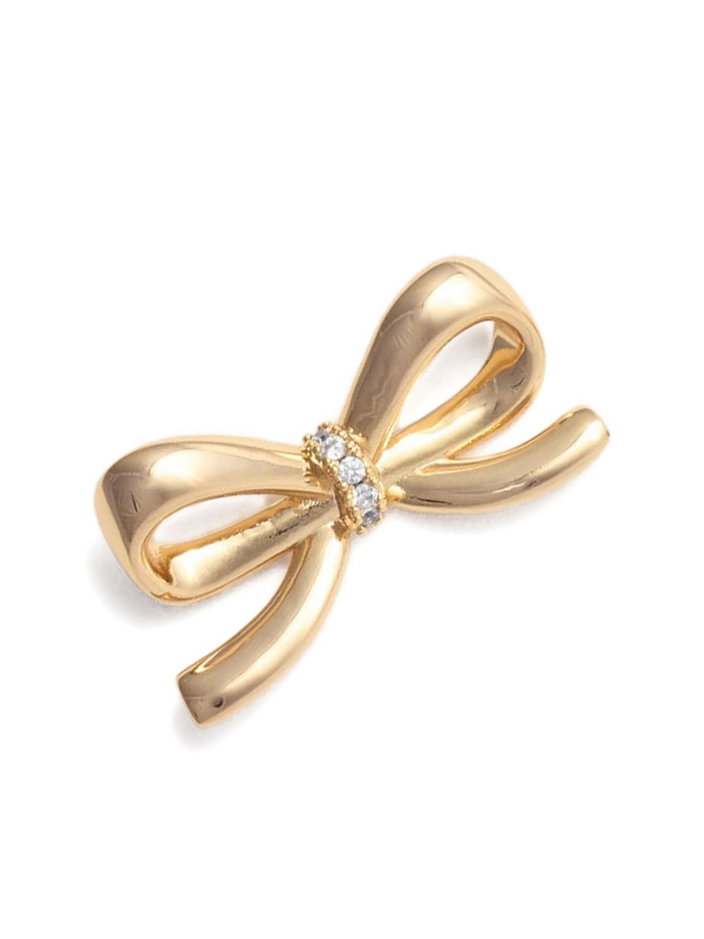 GOLD BOW EARRINGS