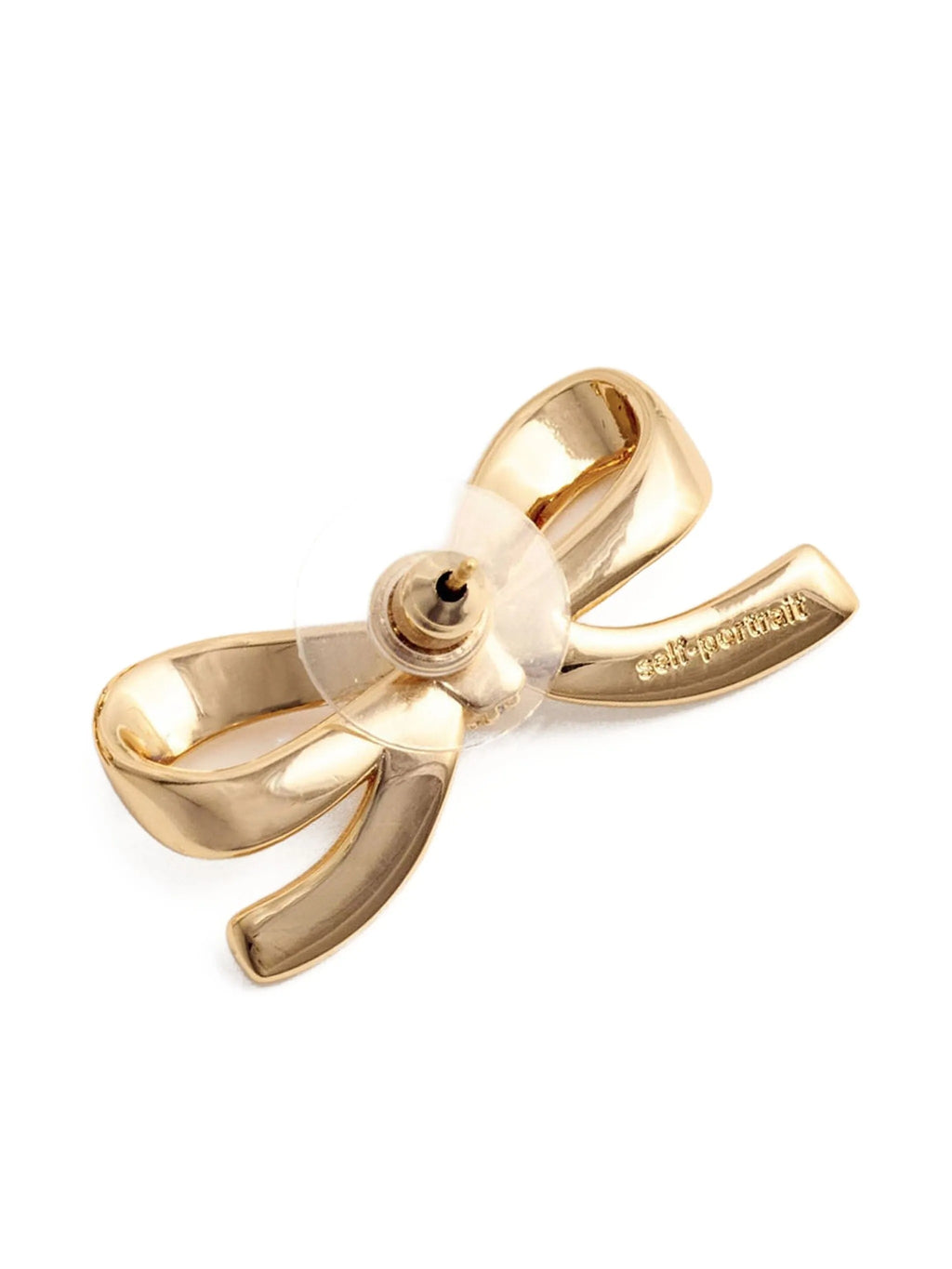 GOLD BOW EARRINGS