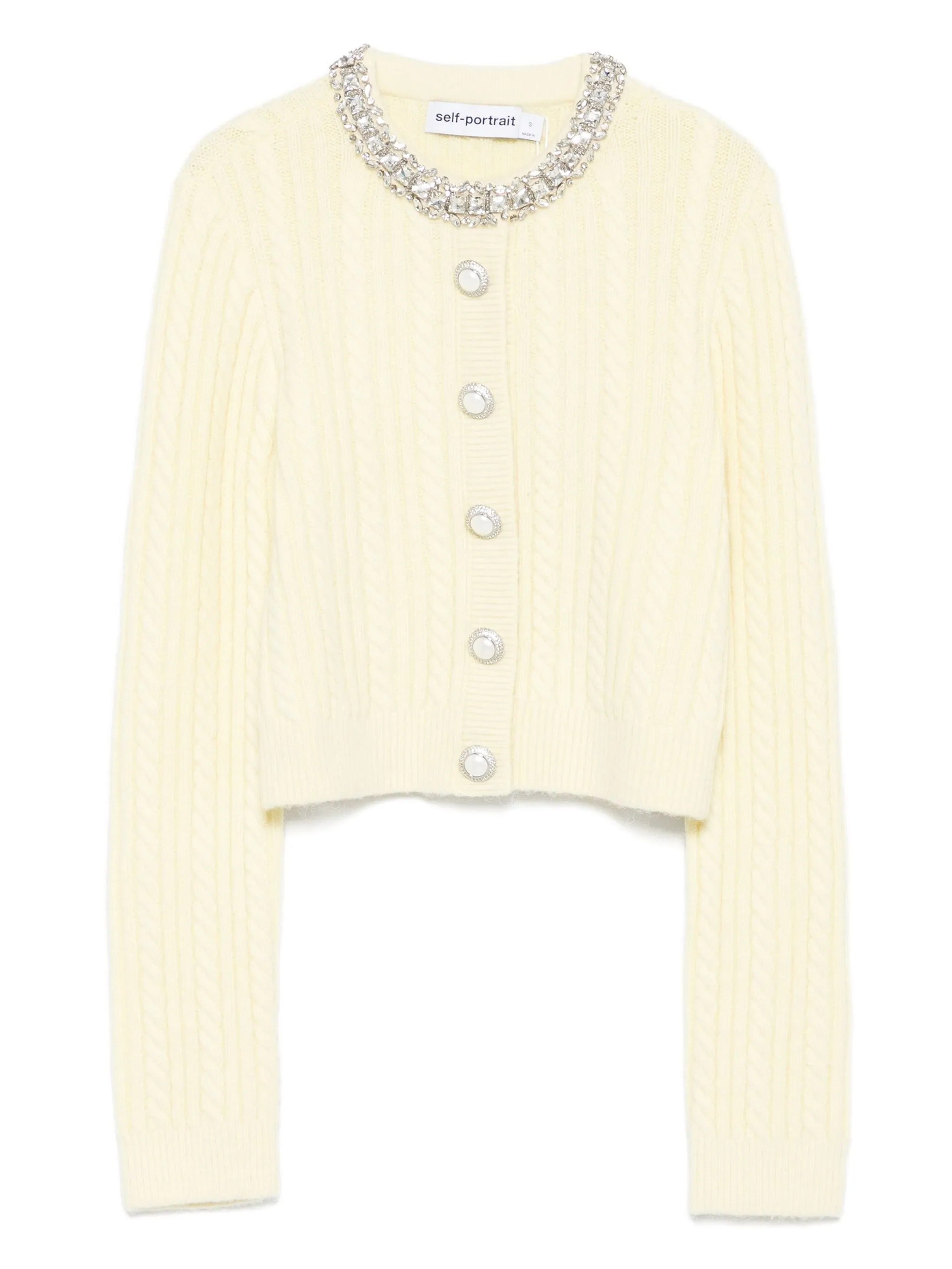 YELLOW ALPACA CARDIGAN