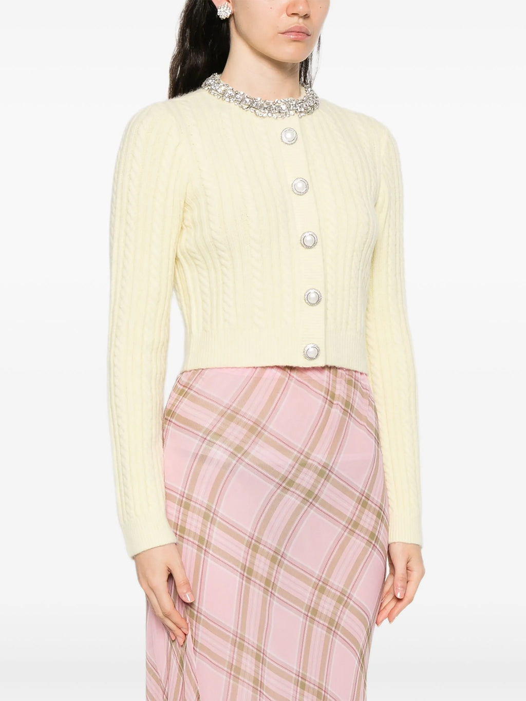 YELLOW ALPACA CARDIGAN