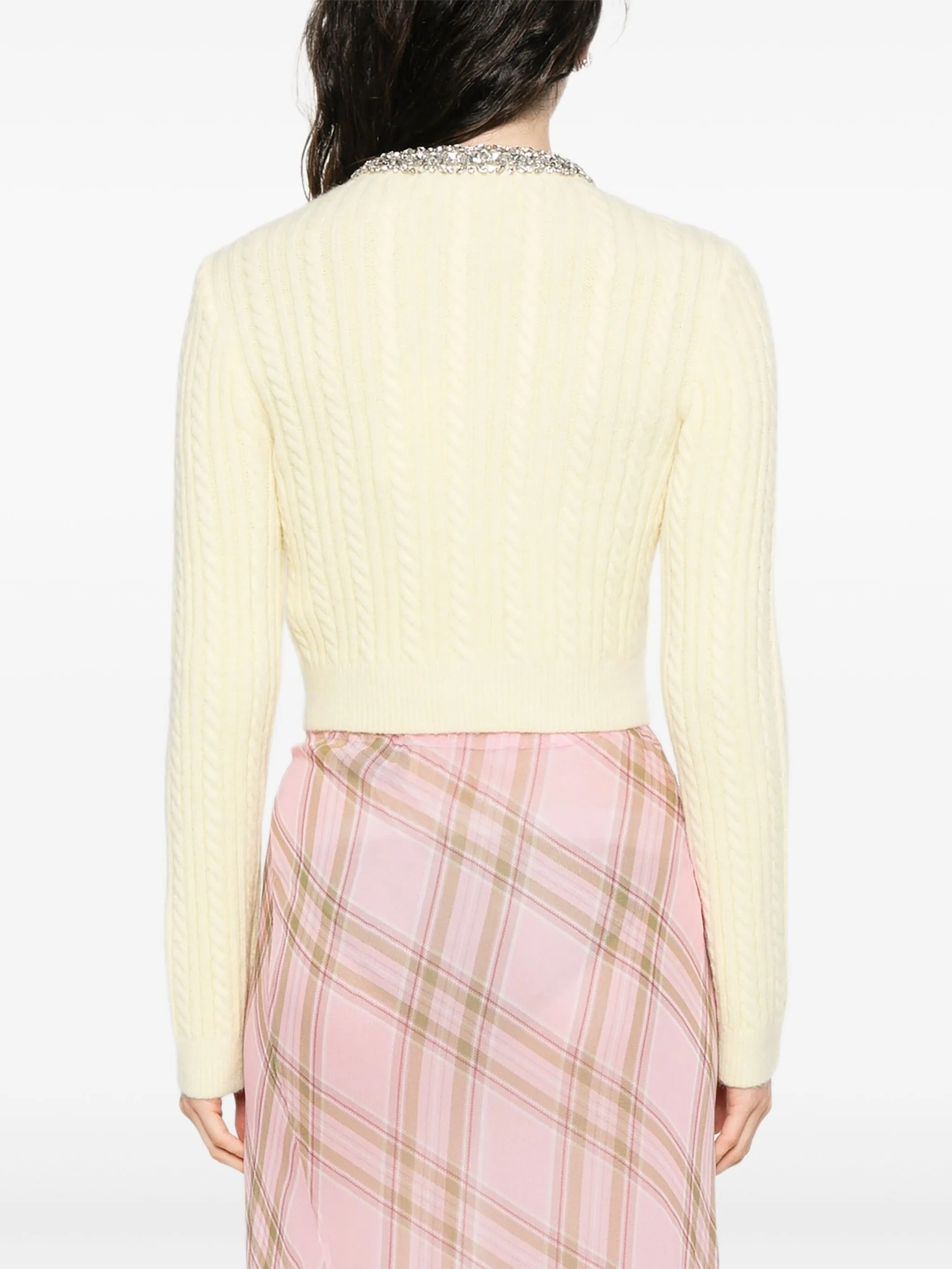 YELLOW ALPACA CARDIGAN