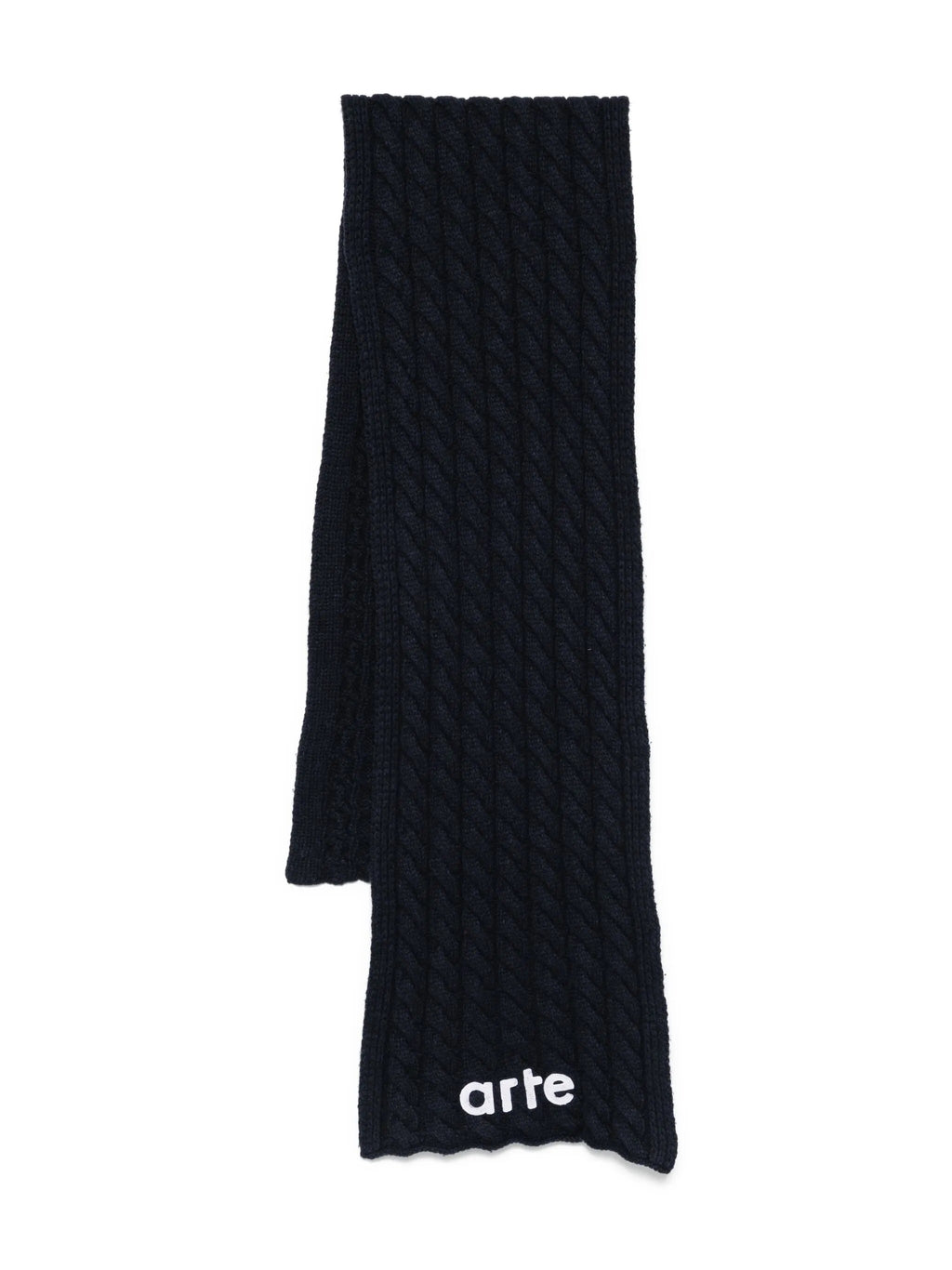 Textured Logo Scarf