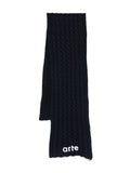 Textured Logo Scarf