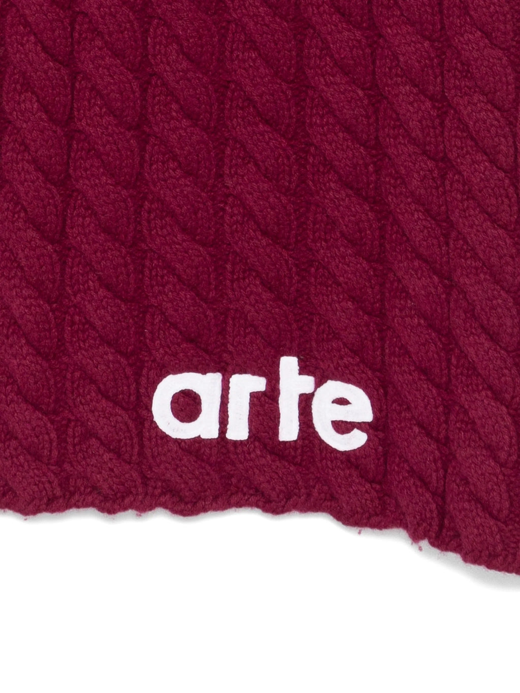 Textured Logo Scarf