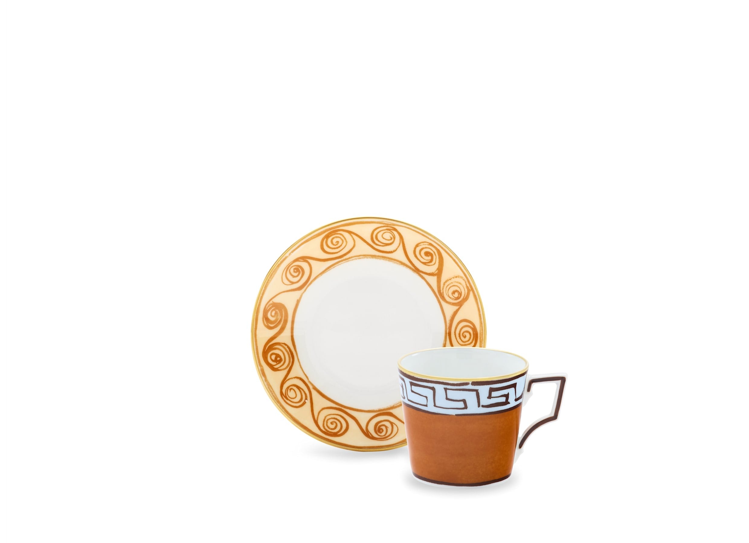 IL VIAGGIO DI NETTUNO - LUNA SET 2 TAZZE CAFFE` CON PIATTO PZ 4