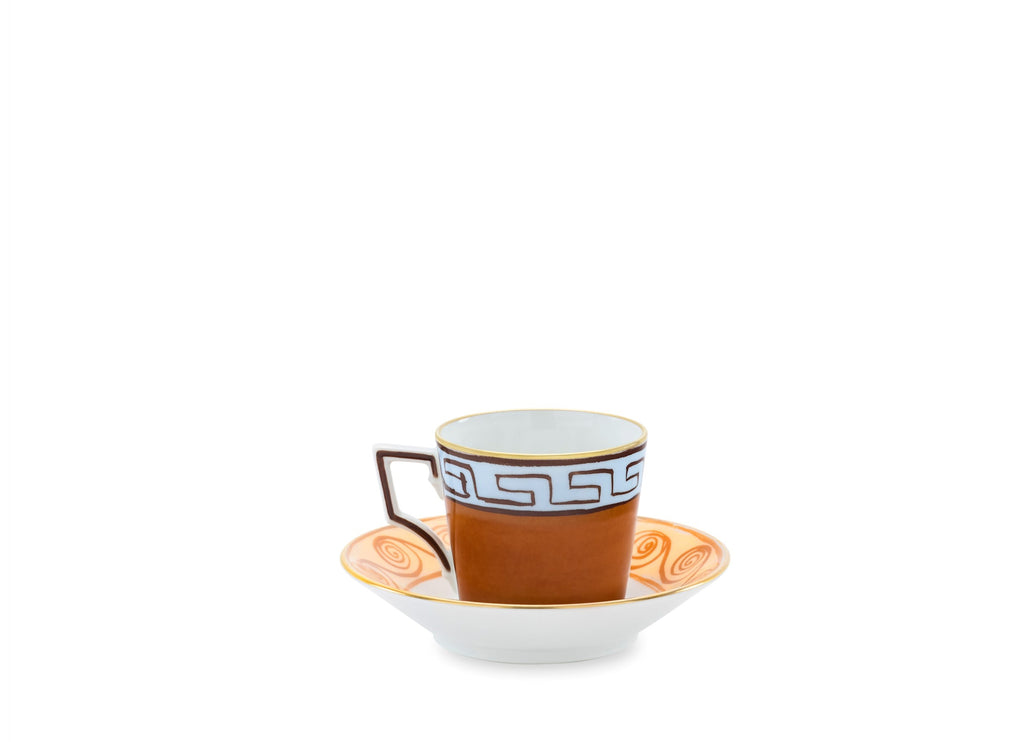 IL VIAGGIO DI NETTUNO - LUNA SET 2 TAZZE CAFFE` CON PIATTO PZ 4